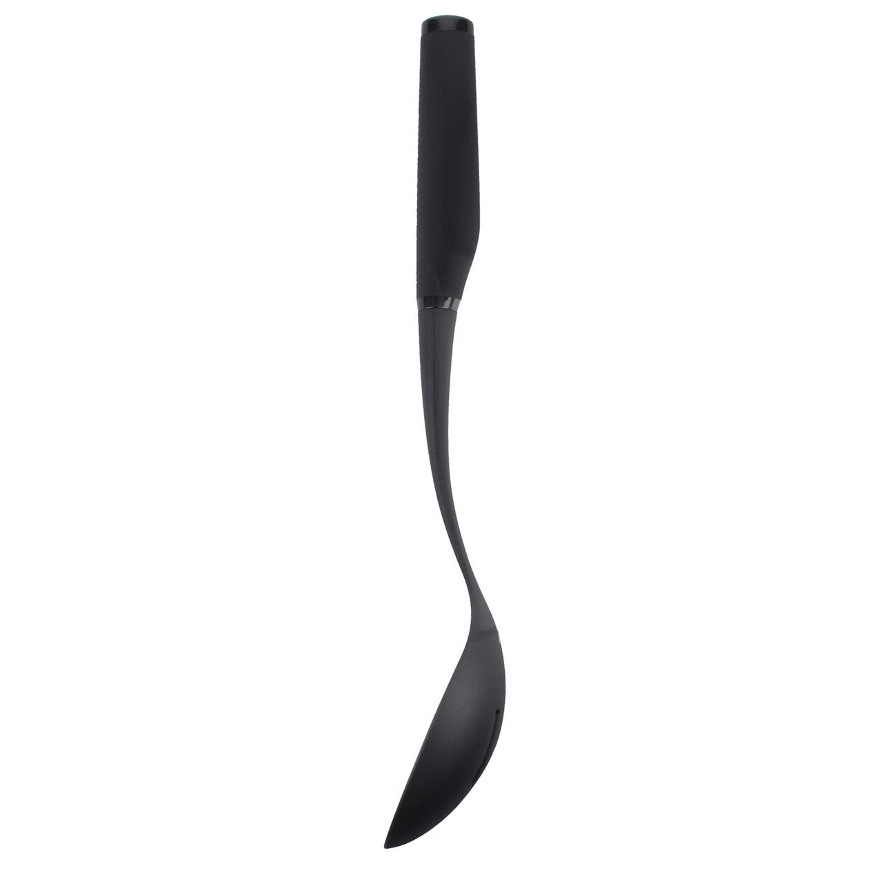 KitchenAid Soft Touch Nylon Slotted Spoon (Black)