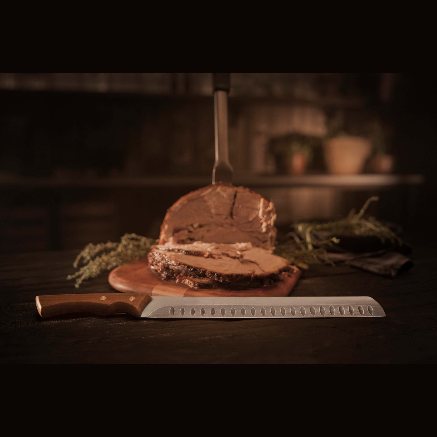 Tramontina Churrasco Black Collection Brisket Slicer Plain Edge - 30.5cm FSC Certified