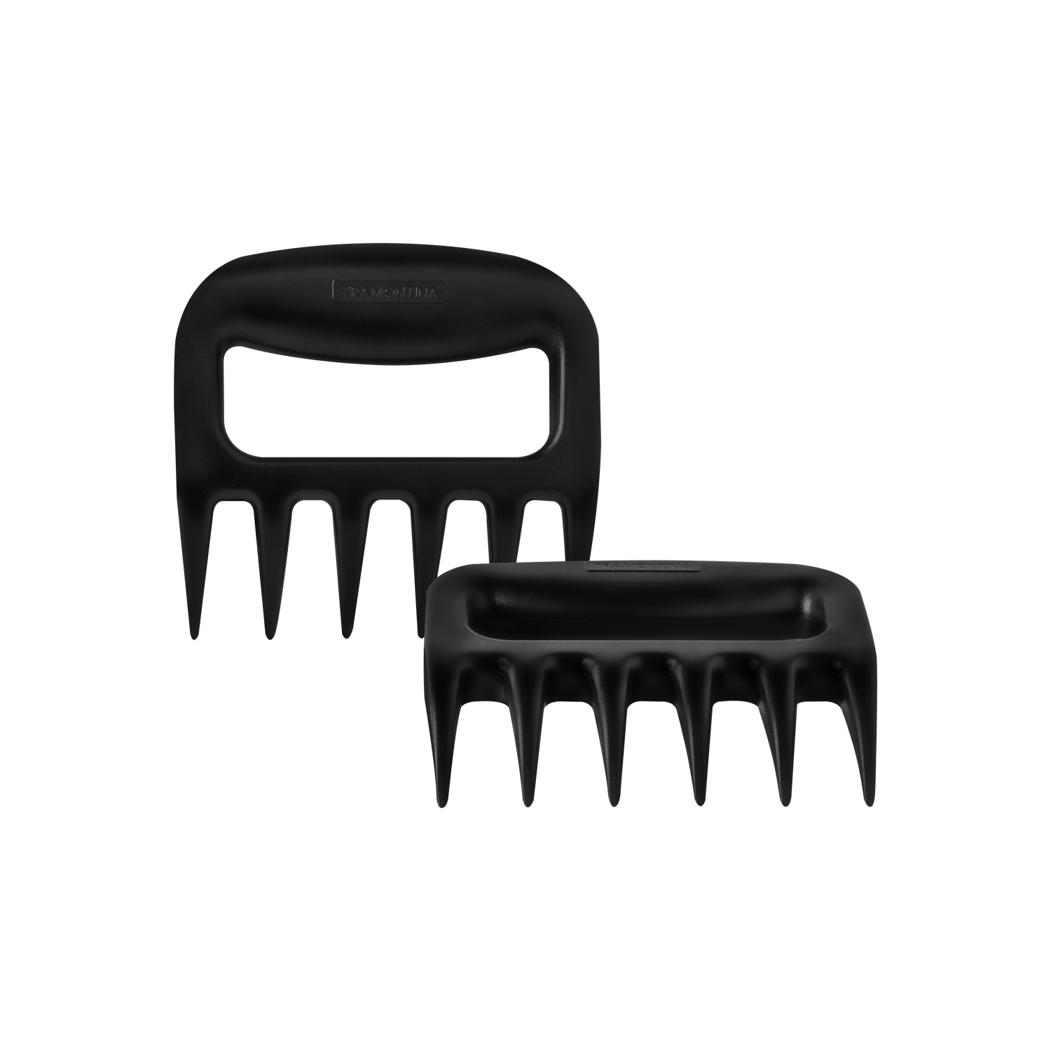 Tramontina 2-Piece Black Abs Barbecue Claw Set.