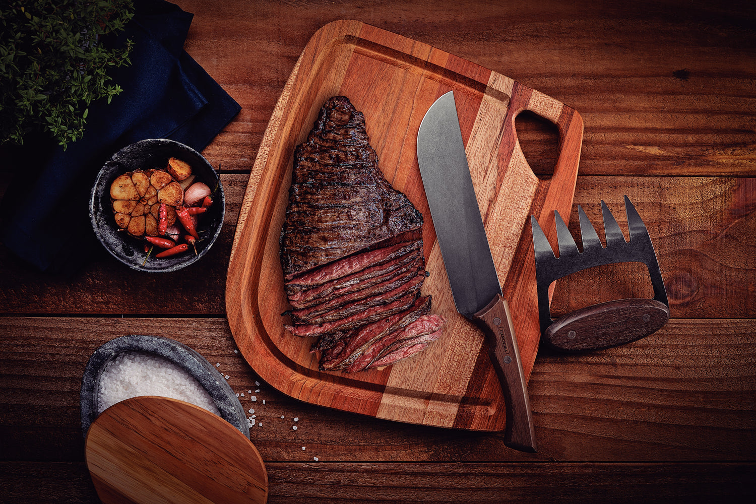 Tramontina 3-Piece Churrasco Black BBQ Set