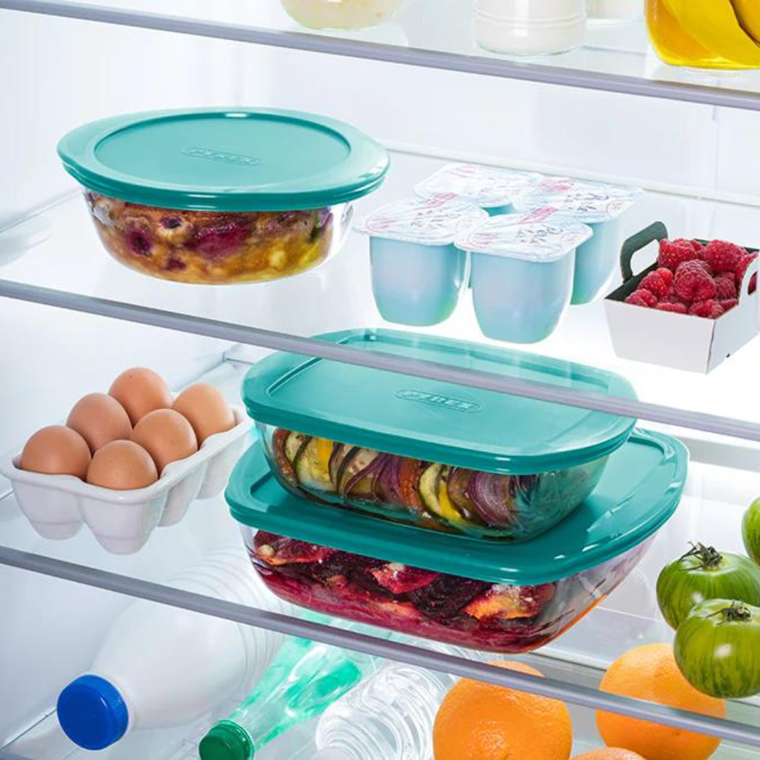 Pyrex Cook & Store Glass Rectangle Container (400mL)