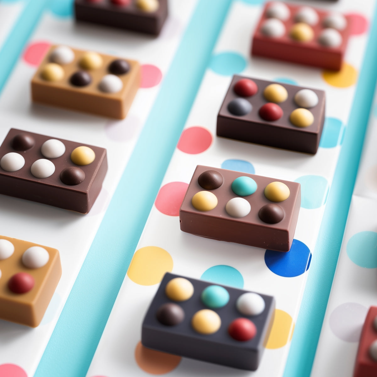 Sugar Crafty 5 Cavity Plain Mini Dubai or Filling Rectangular Mould
