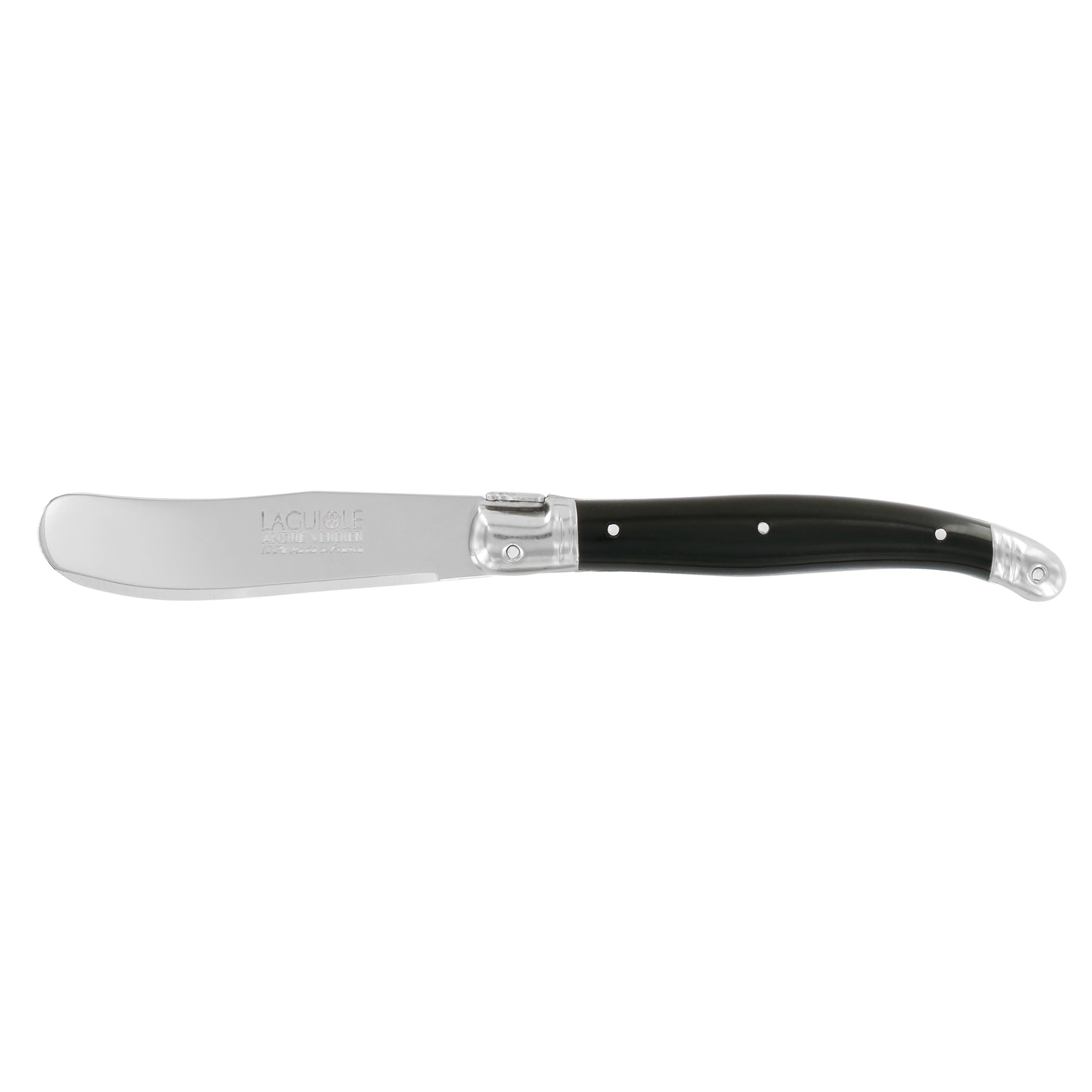 Laguiole André Verdier Butter Spreader Loose - Black