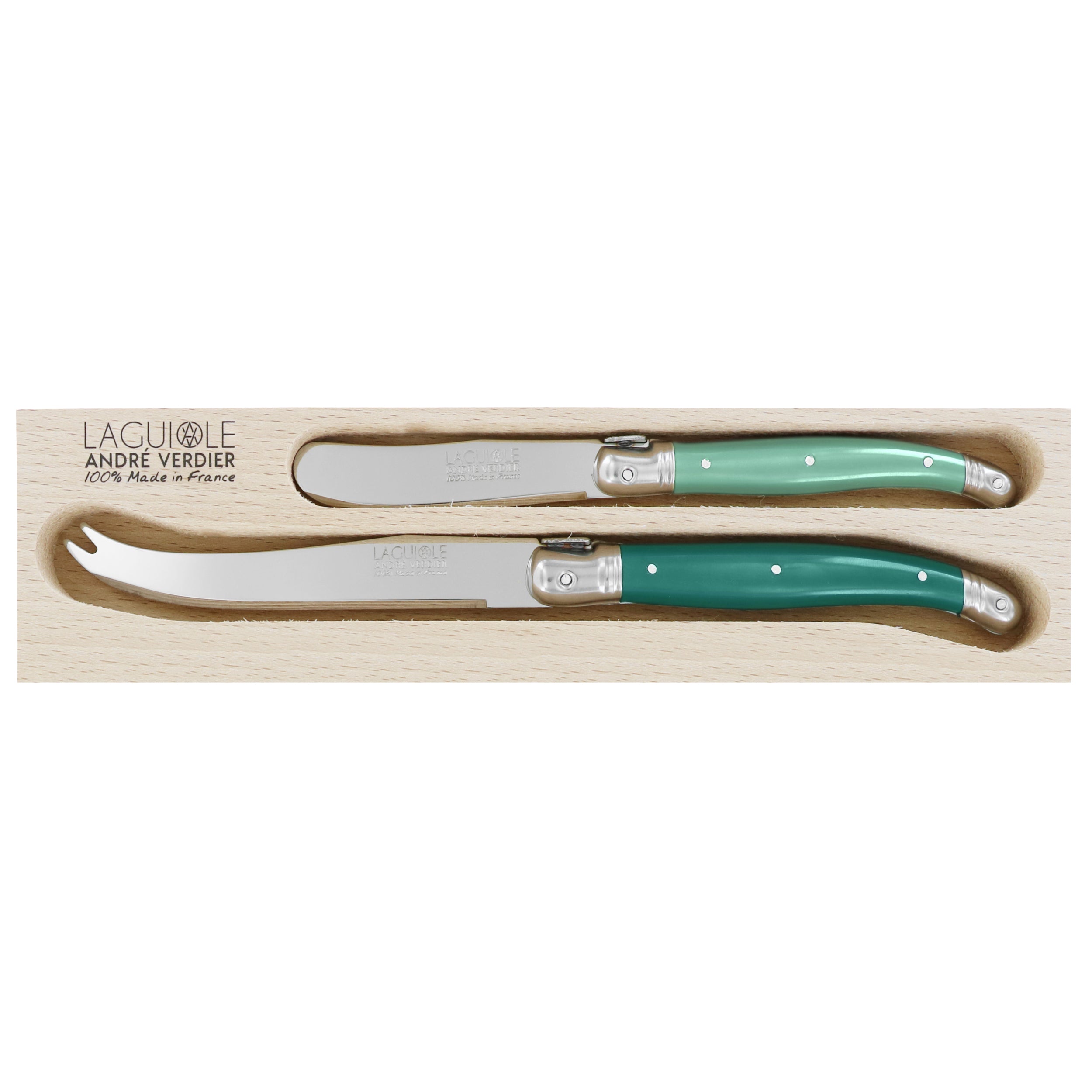 Laguiole André Verdier Cheese Set 2 Piece - Assorted