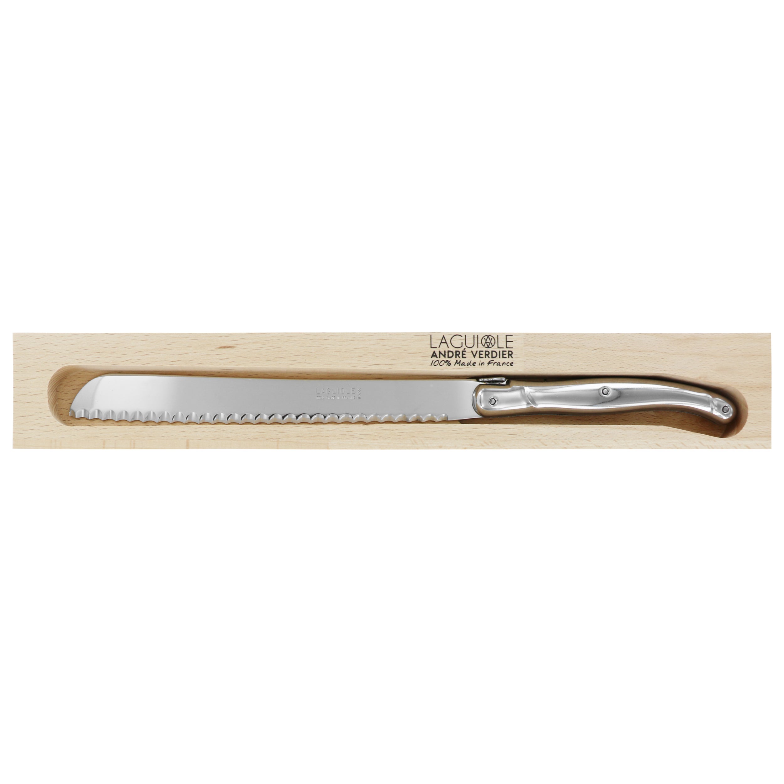 Laguiole André Verdier Stainless Steel Bread Knife