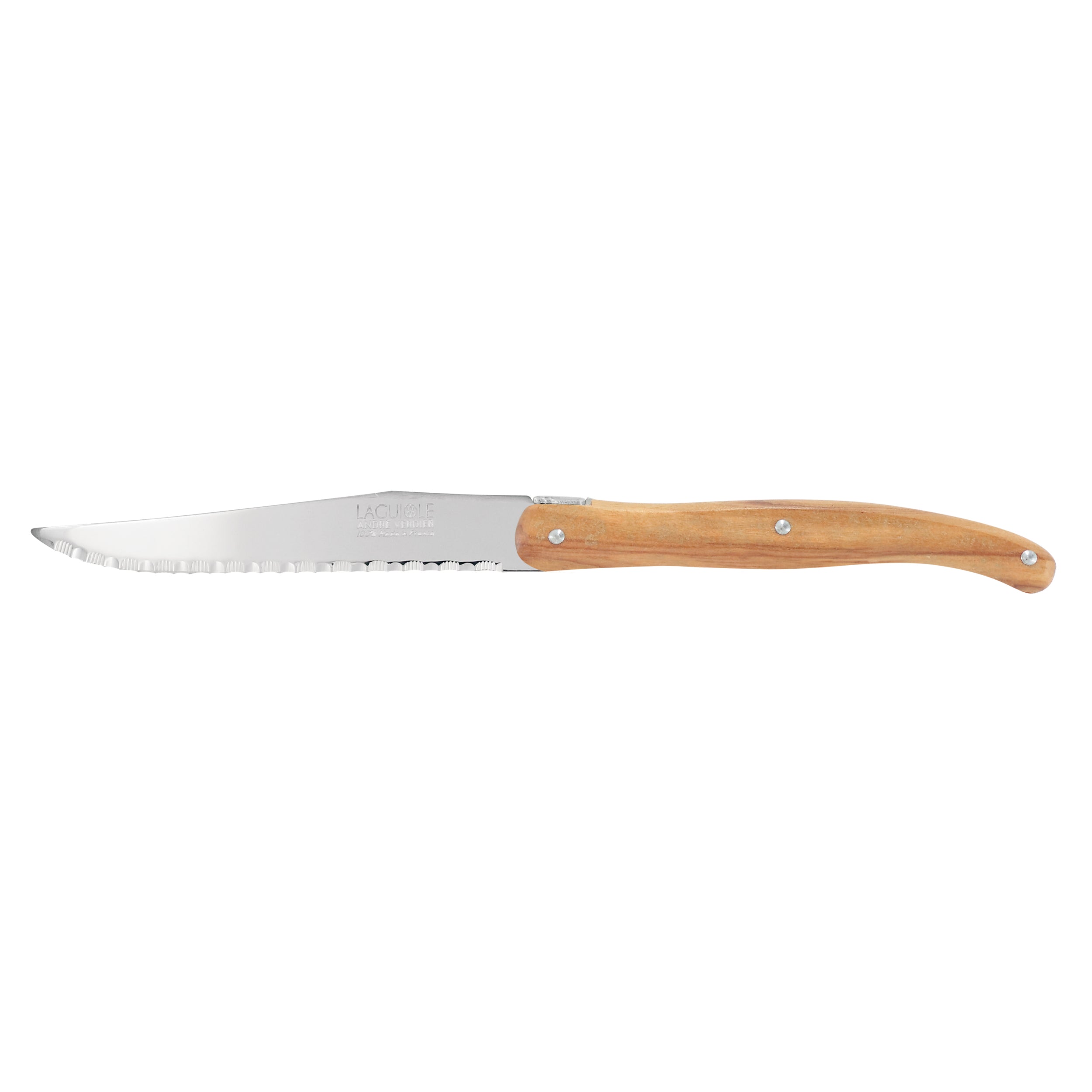 Laguiole André Verdier Steak Knife Loose - Olive Wood