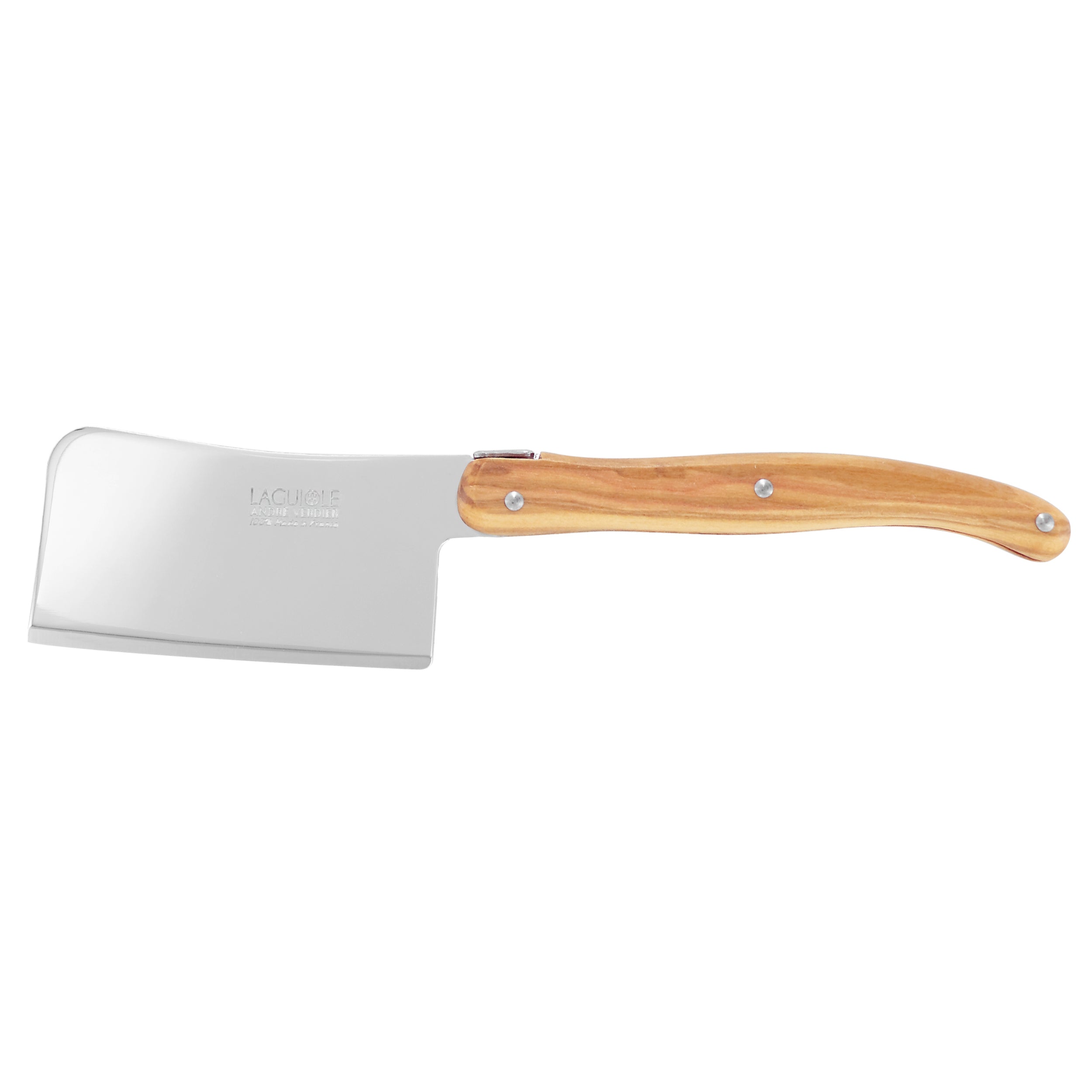Laguiole André Verdier Cheese Cleaver Loose - Olive Wood