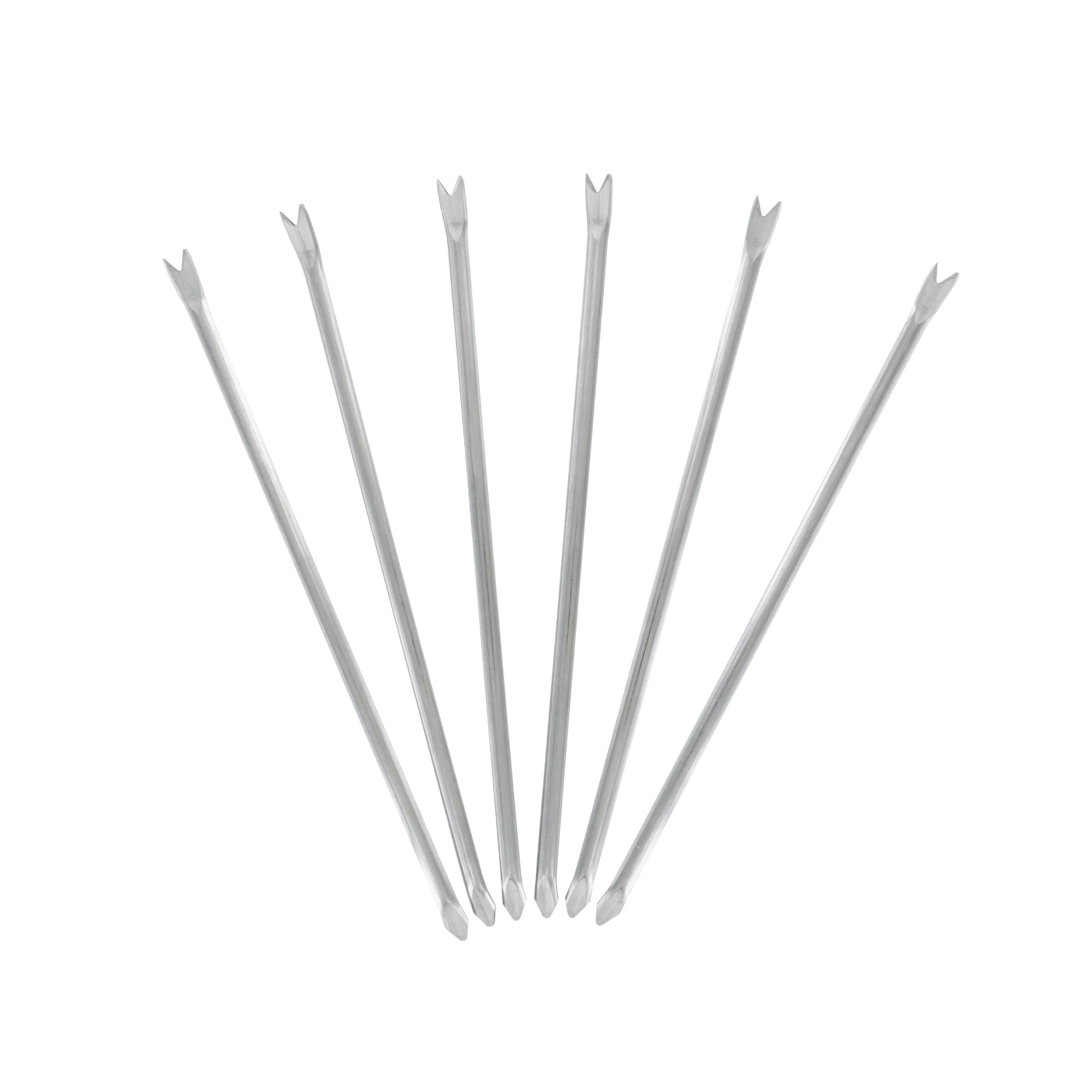 Laguiole André Verdier Stainless Steel Scrapers 18cm Set Of 6