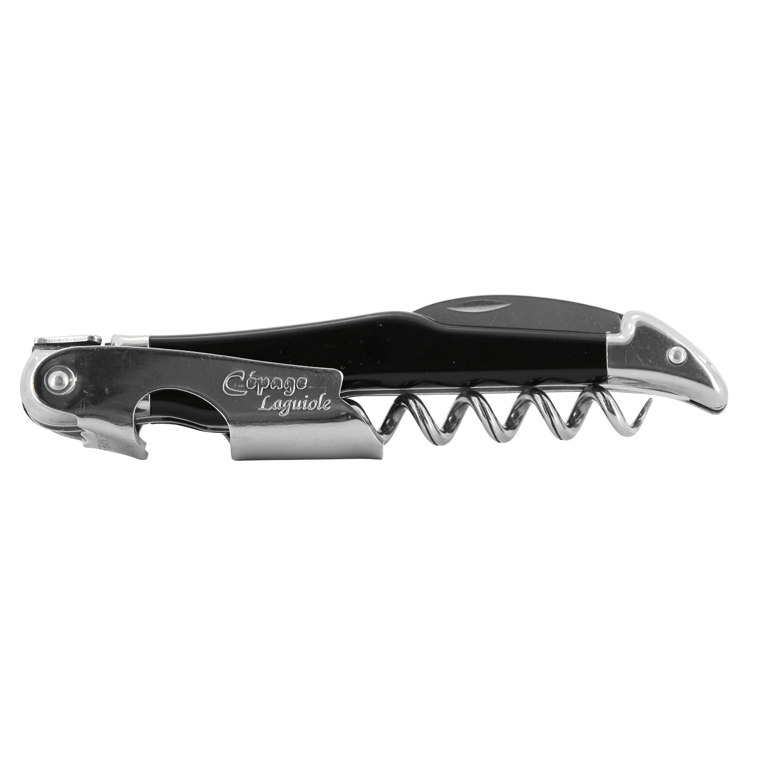 Laguiole André Verdier Corkscrew Resin Handle - Black