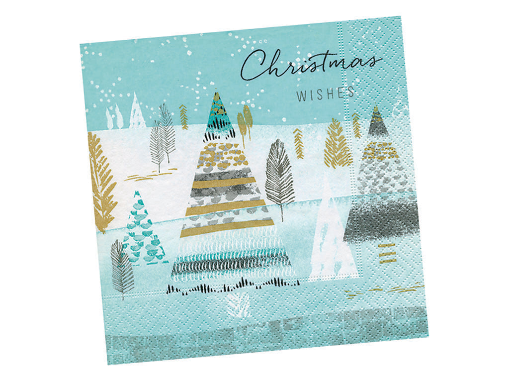 Paper+Design Lunch Napkins 20 Pack - Scribbled Trees