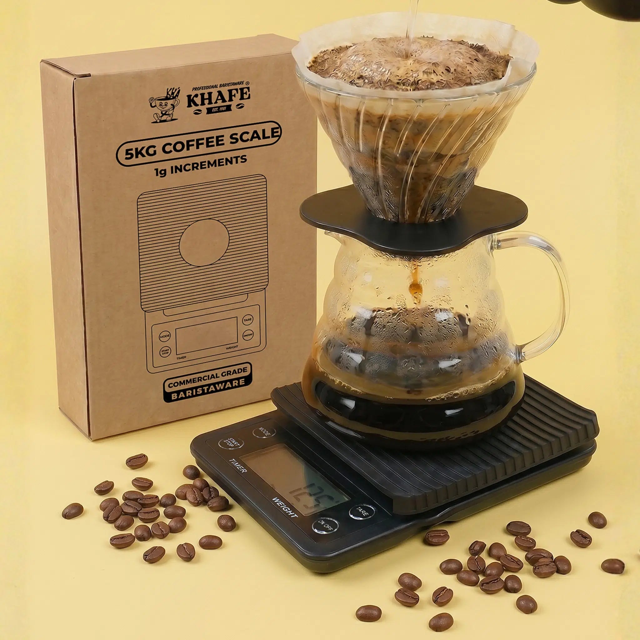 KH Khafe Digital Coffee Scale 5kg