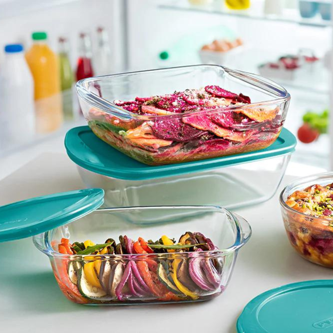 Pyrex Cook & Store Glass Round Container (2.3L)