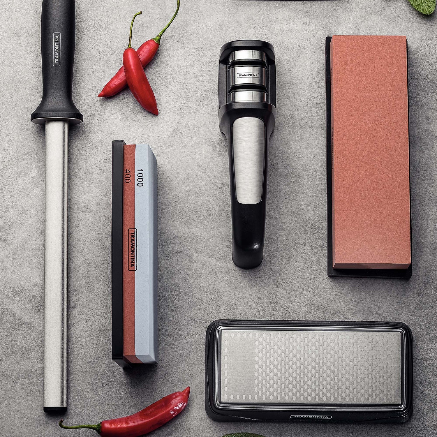 Tramontina Combination Whetstone - 400/1000