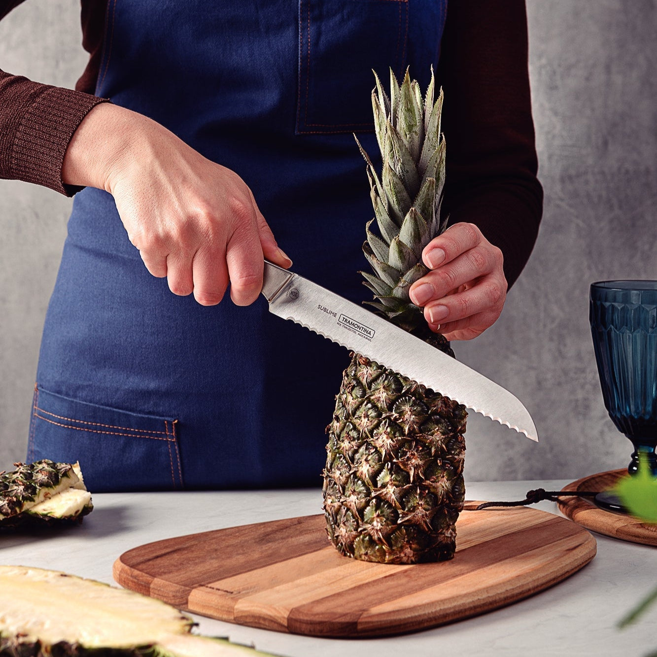 Tramontina Sublime Stainless-Steel Bread Knife 20cm