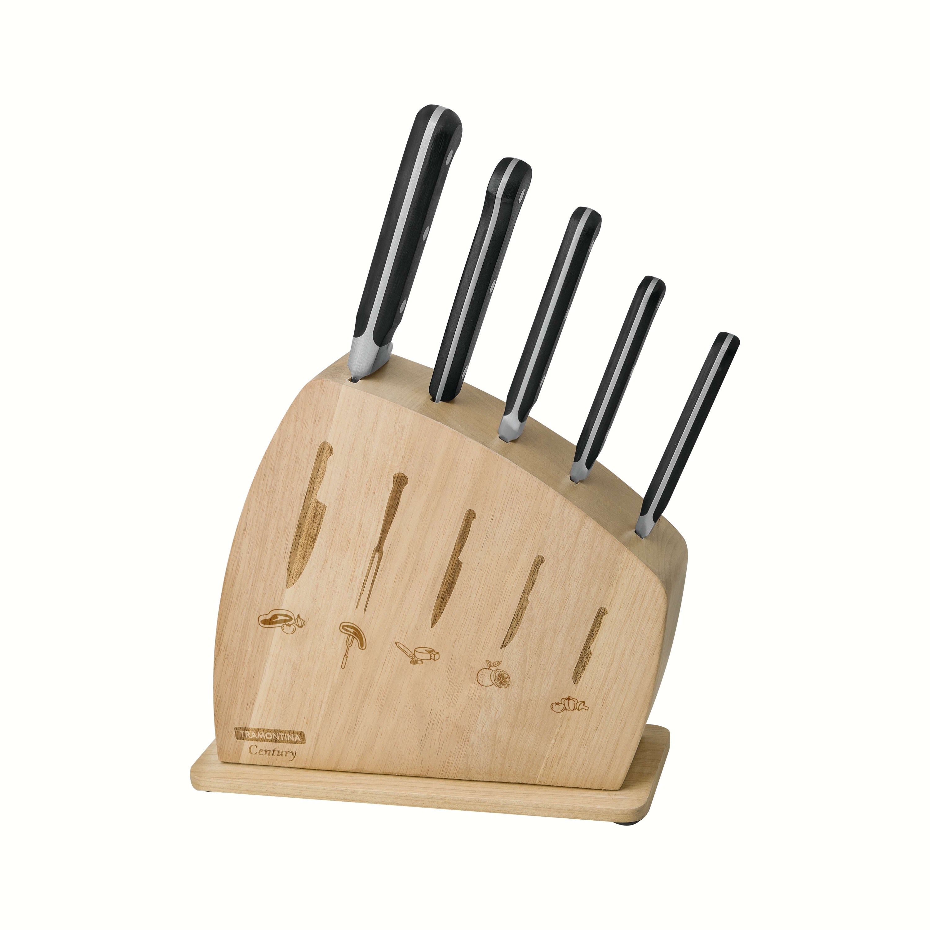 Tramontina 6 Piece Century Forged Knife Block