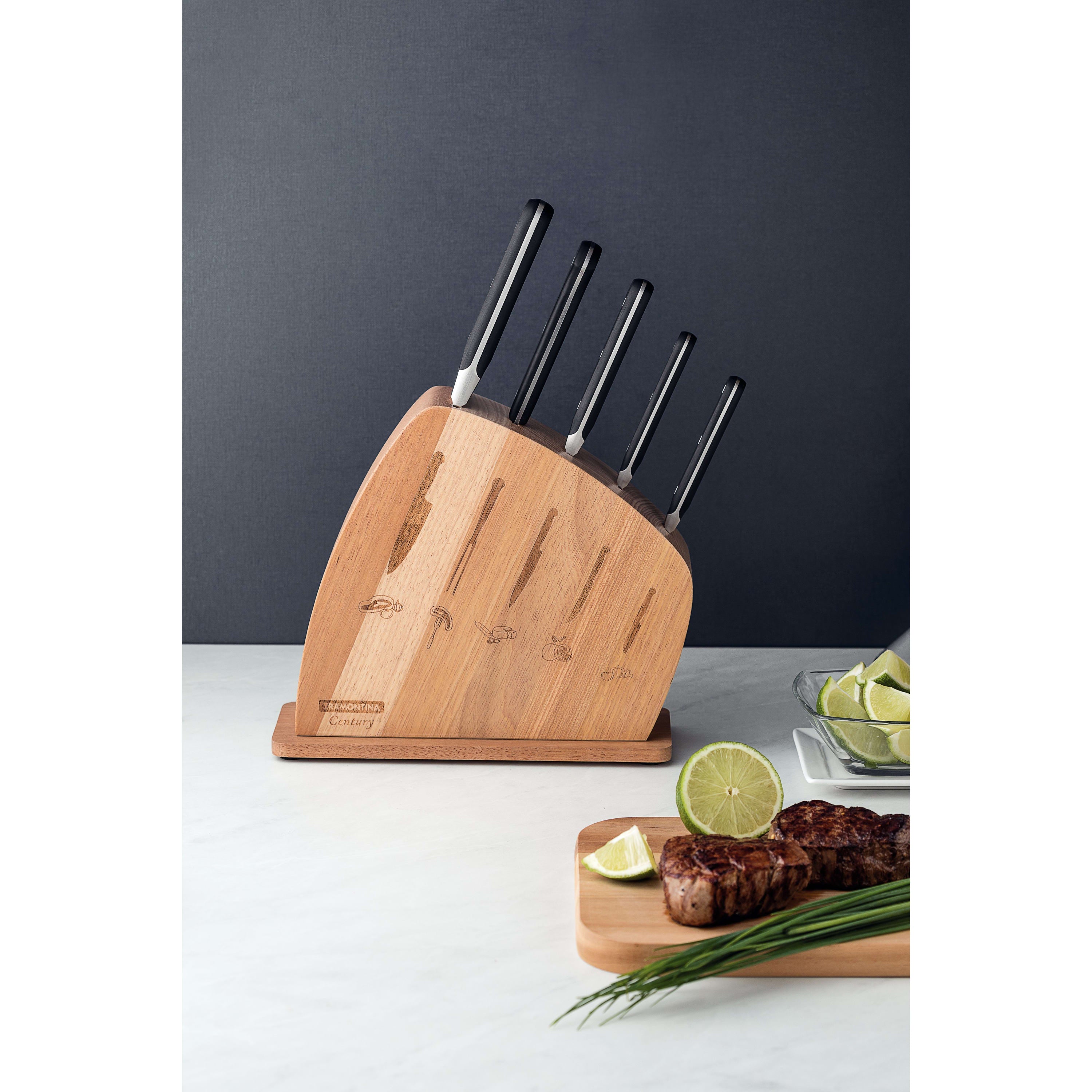 Tramontina 6 Piece Century Forged Knife Block