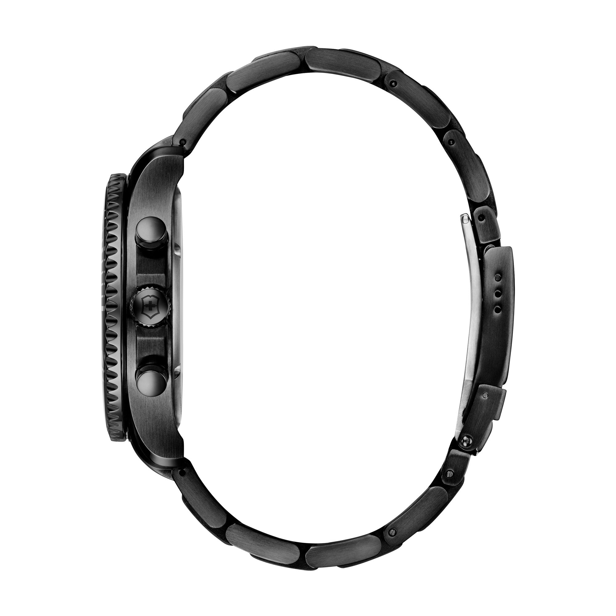 Victorinox Maverick Chronograph Watch - Black - Black Bracelet