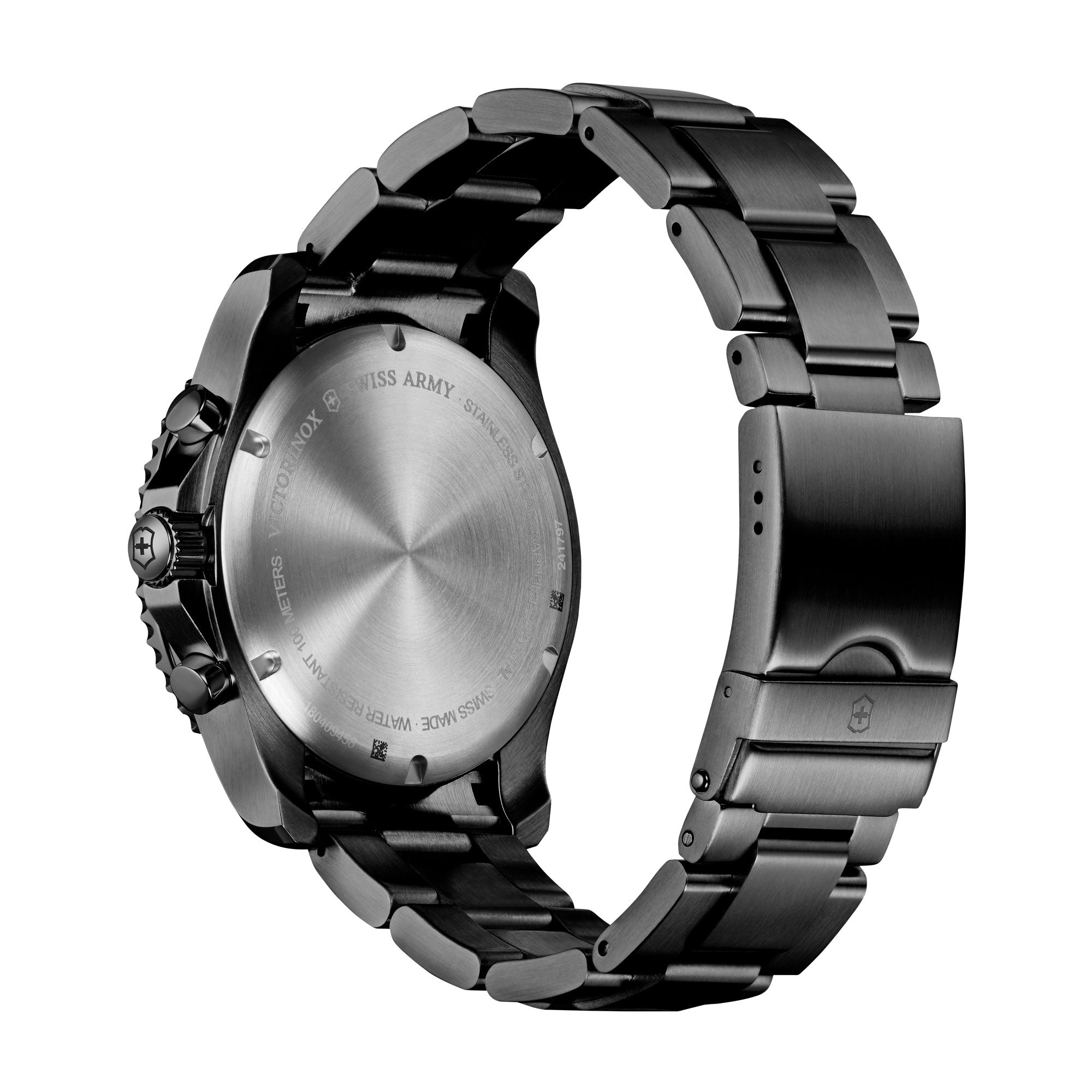 Victorinox Maverick Chronograph Watch - Black - Black Bracelet