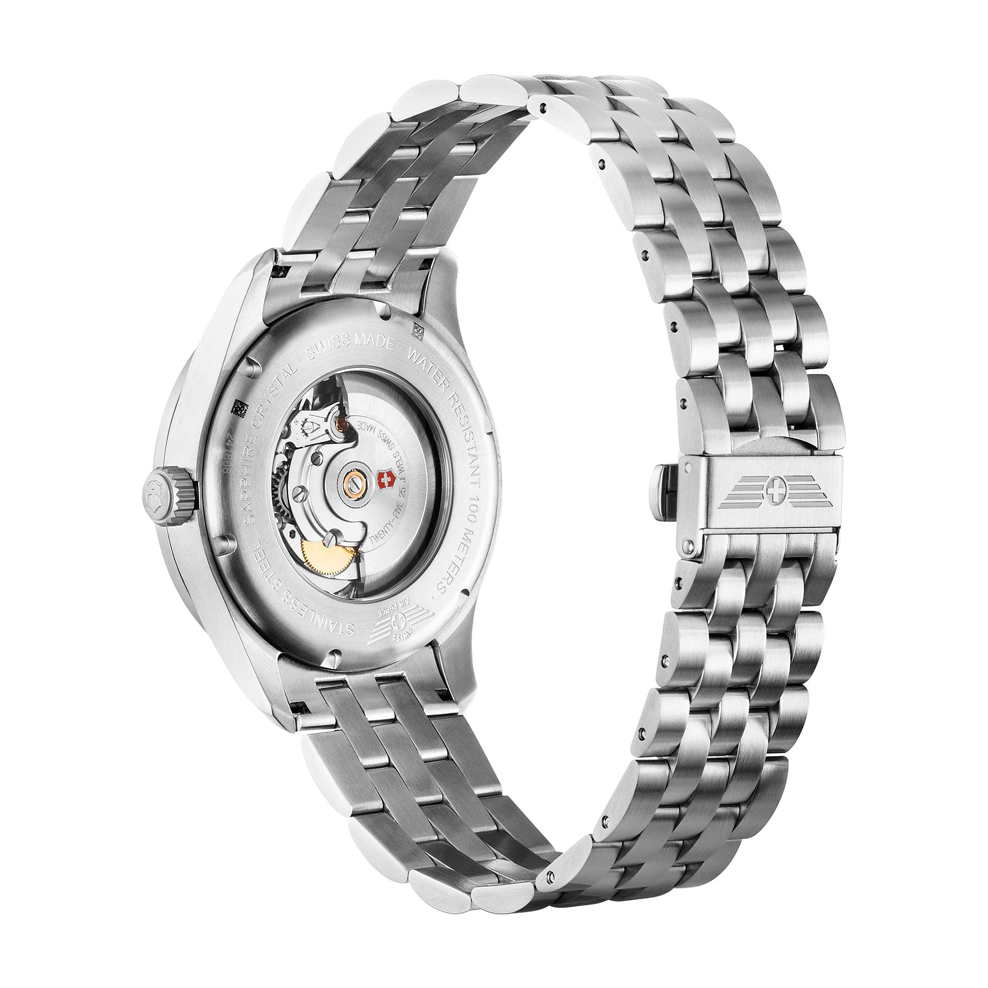 Victorinox Airboss Mechanical Watch - Black - Bracelet