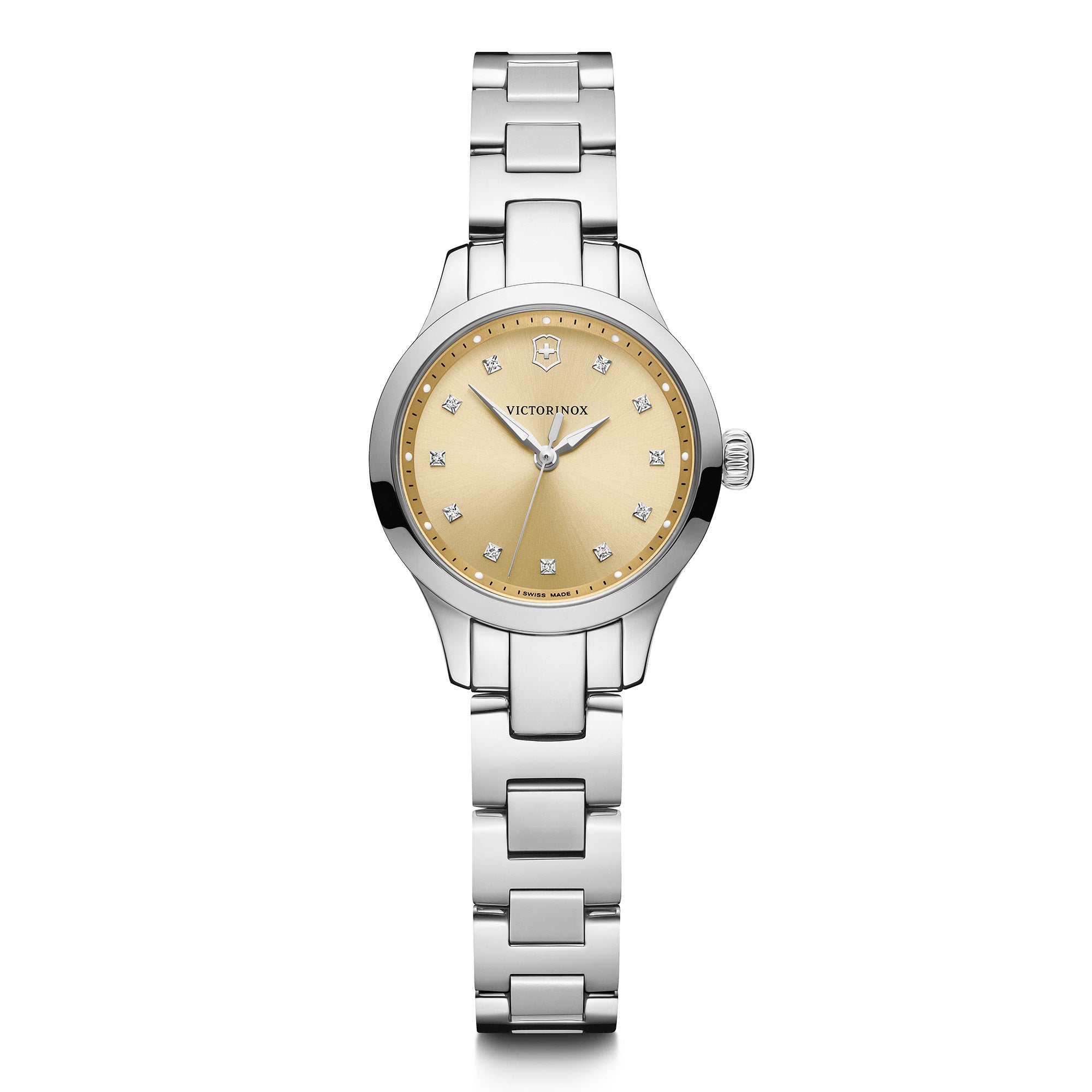 Victorinox Alliance XS Watch - Gold - Silver Bracelet