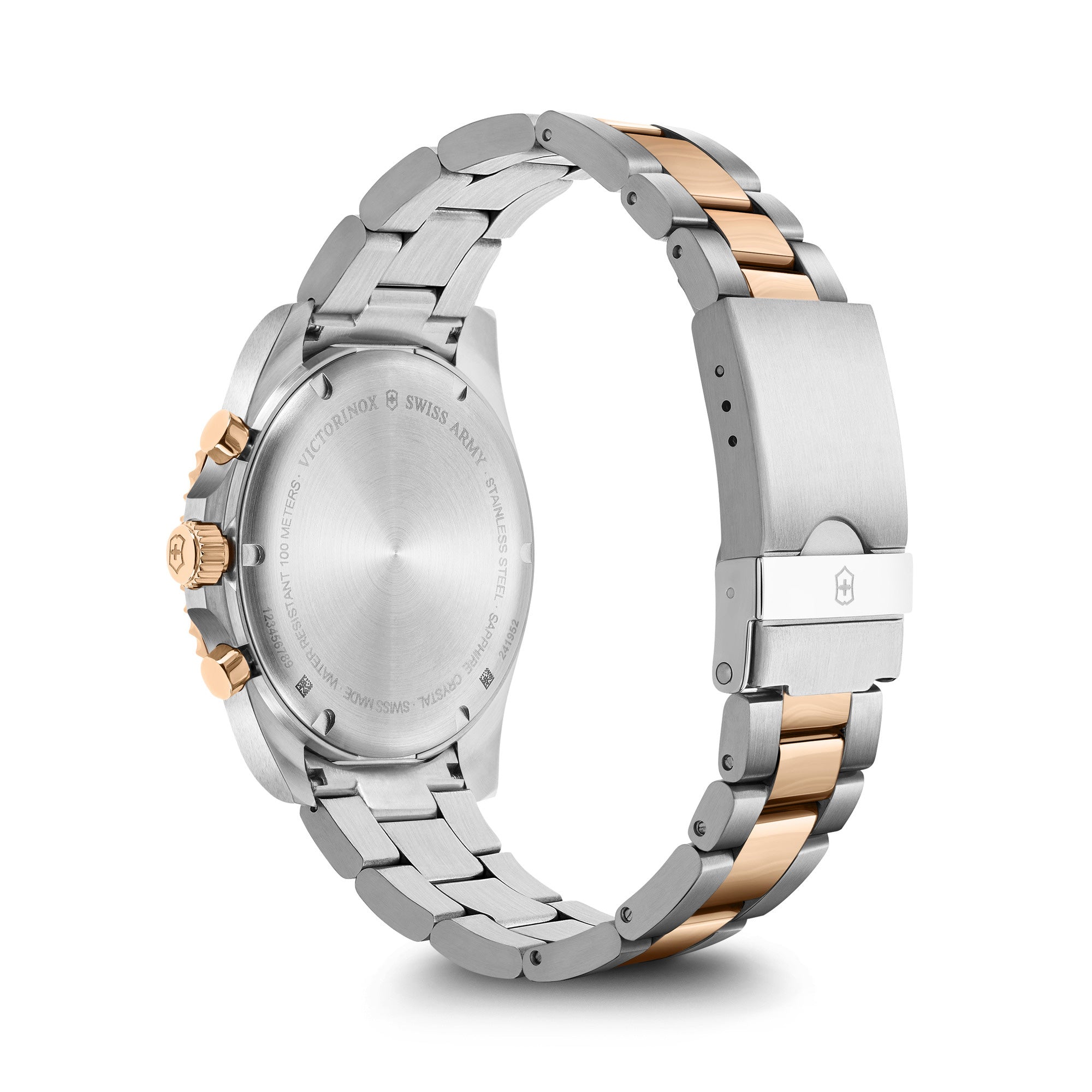 Victorinox Maverick Chronograph Watch - 5n 2t Black - 5n 2t Bracelet