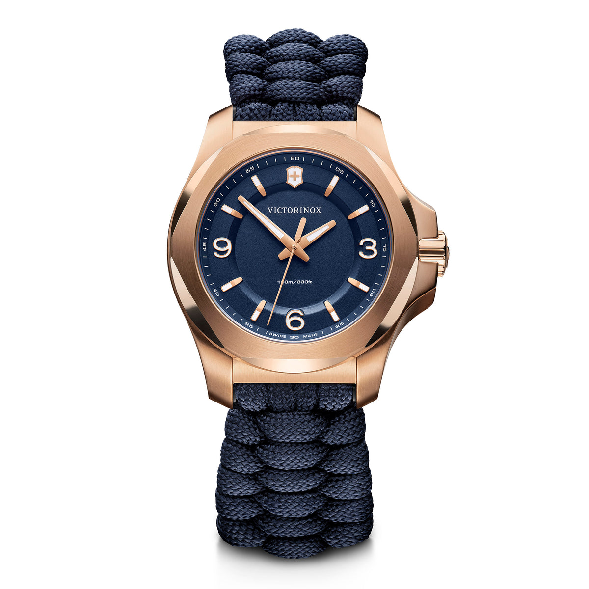 Victorinox I.N.O.X. V Blue Dial on Blue Paracord Strap