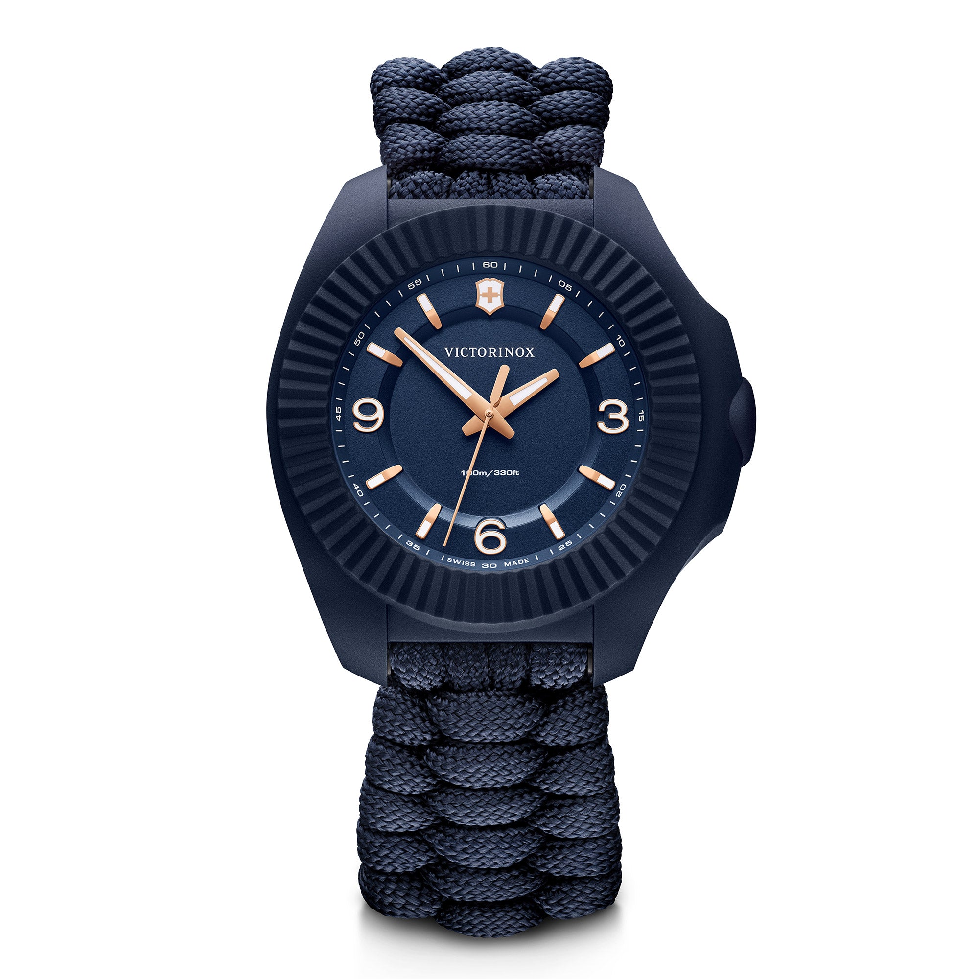Victorinox I.N.O.X. V Watch - Blue - Blue Paracord Strap