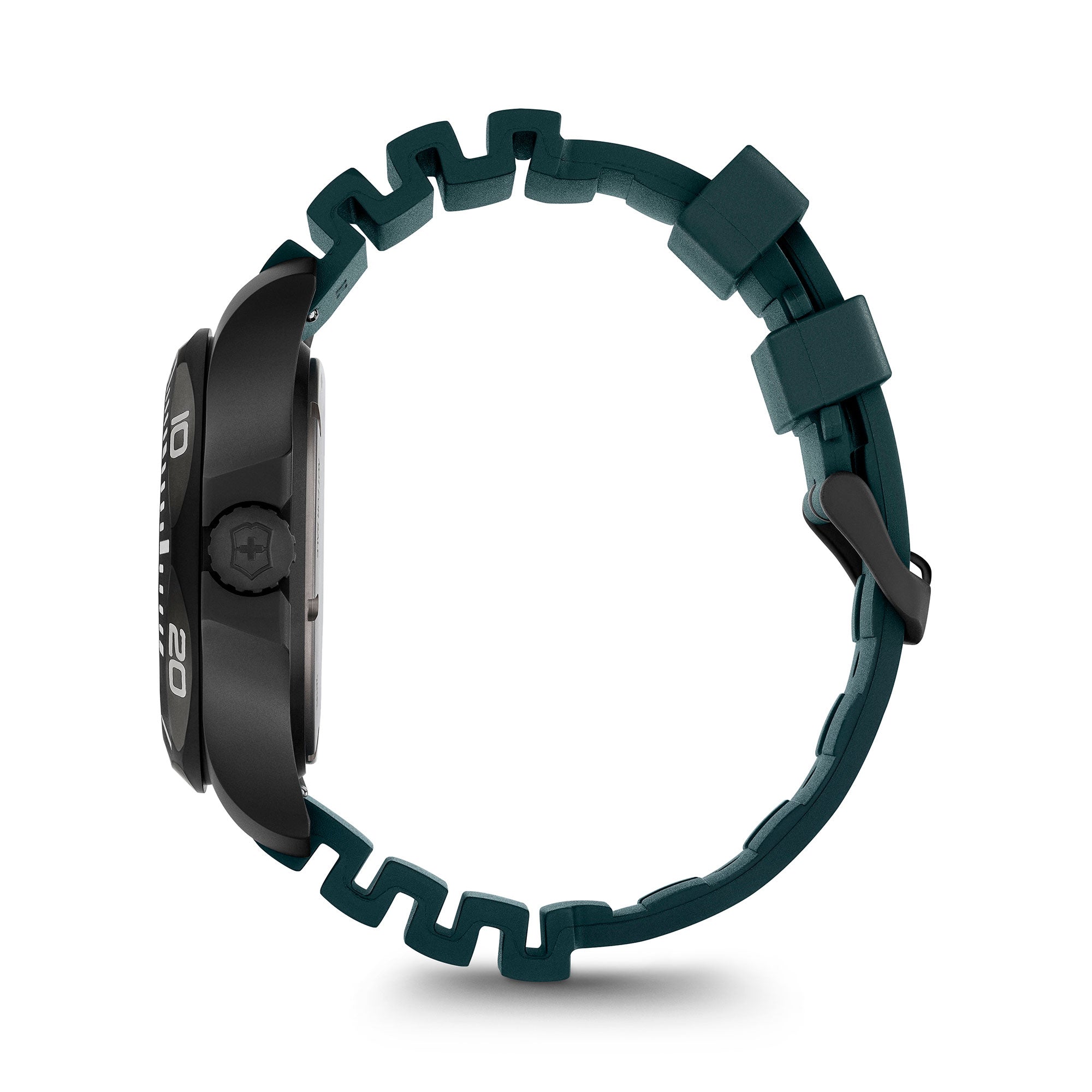 Victorinox I.N.O.X. Professional Diver Ti LE Watch - Black - Green Rubber Strap