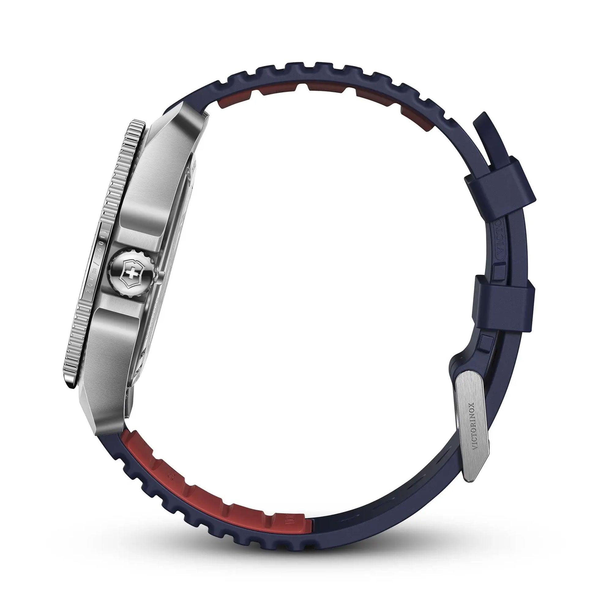 Victorinox Journey 1884 Watch - Blue - Blue Rubber Strap