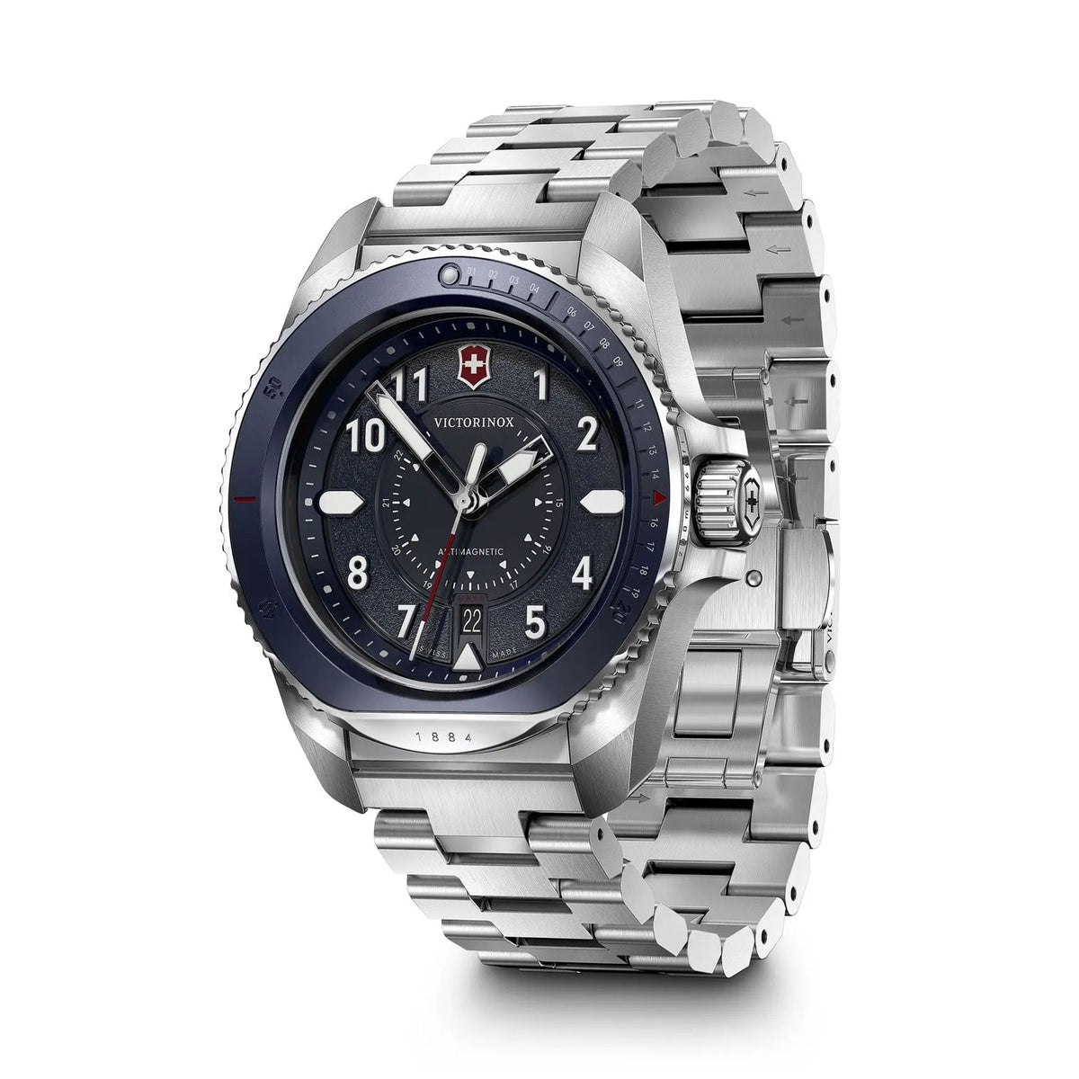 Victorinox Journey 1884 Blue Dial on Bracelet