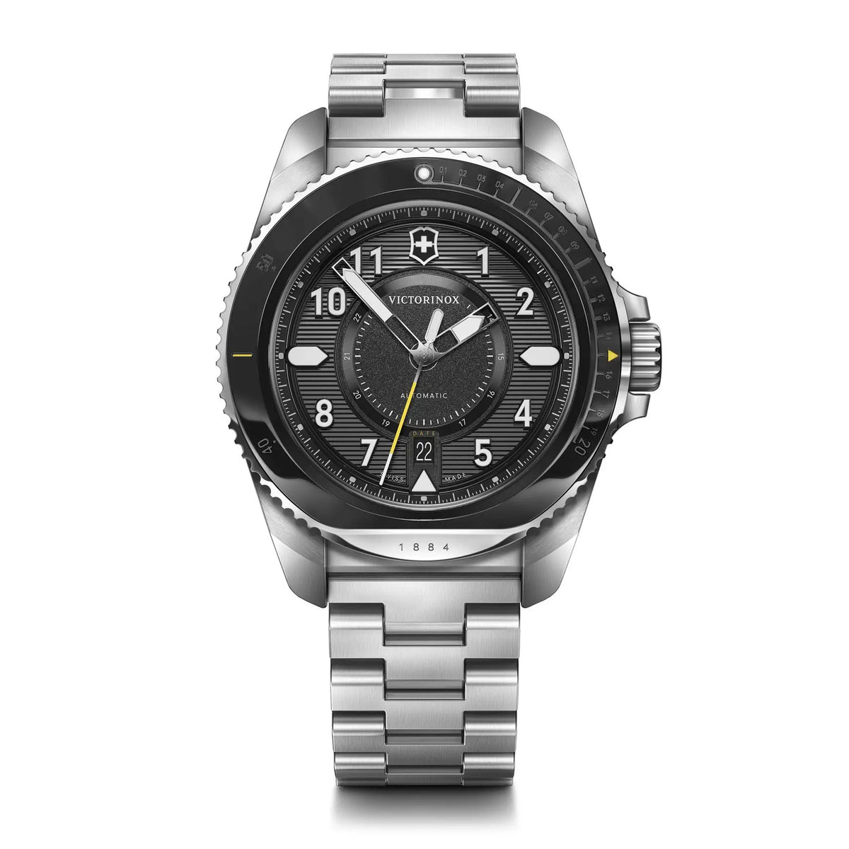 Victorinox Journey 1884 Automatic Black Dial on Bracelet