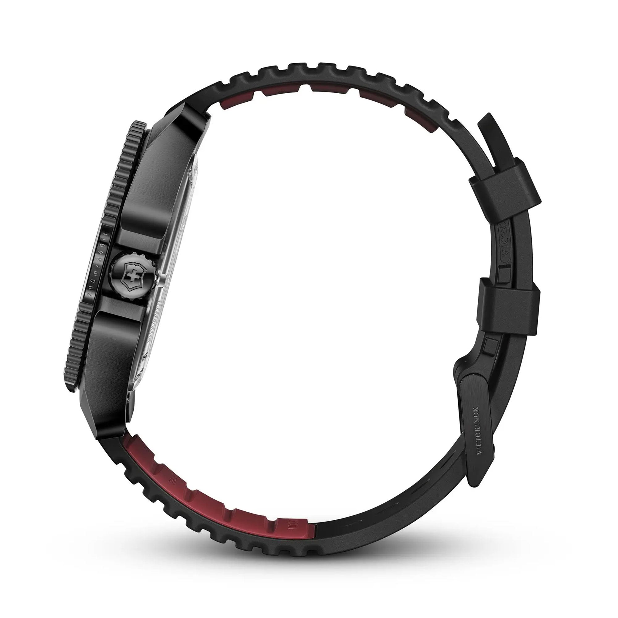 Victorinox Journey 1884 Watch - Black - Black Rubber Strap