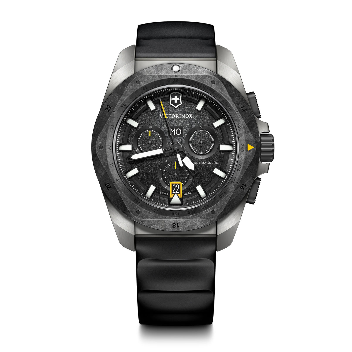 Victorinox I.N.O.X. Chronograph Titanium Brown Structured and Rubber Strap