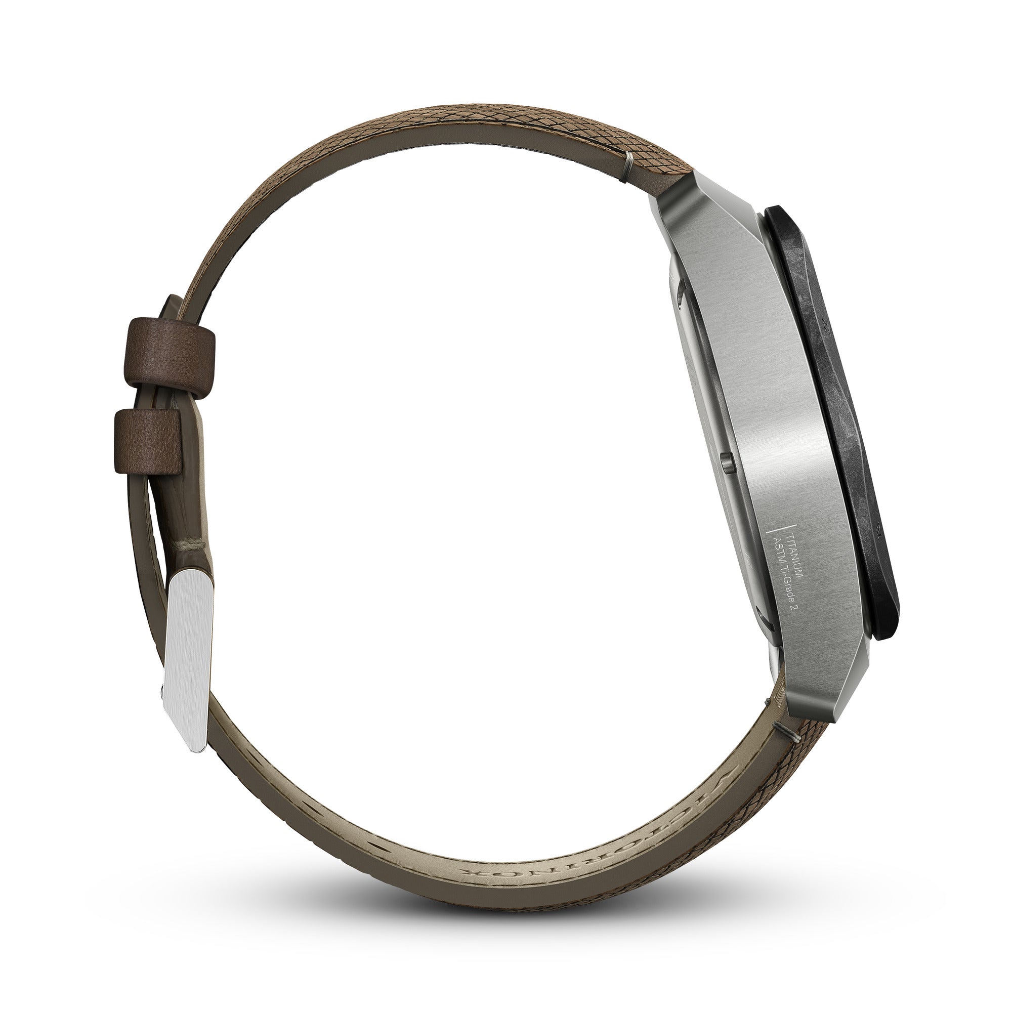 Victorinox I.N.O.X  Chrono Watch - Titanium Case - Brown Structured Strap & Rubber Strap