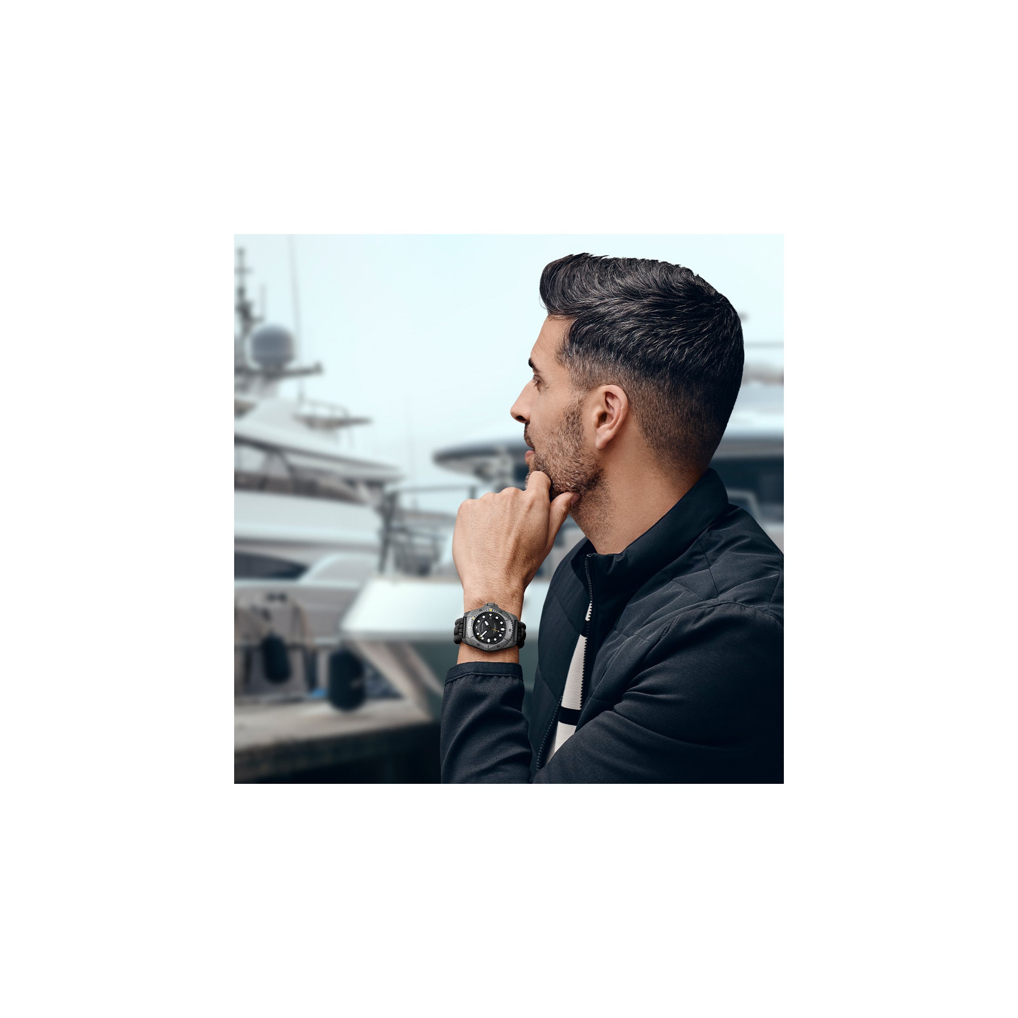 Victorinox Dive Pro Watch - Grey/Black - Black Paracord Strap