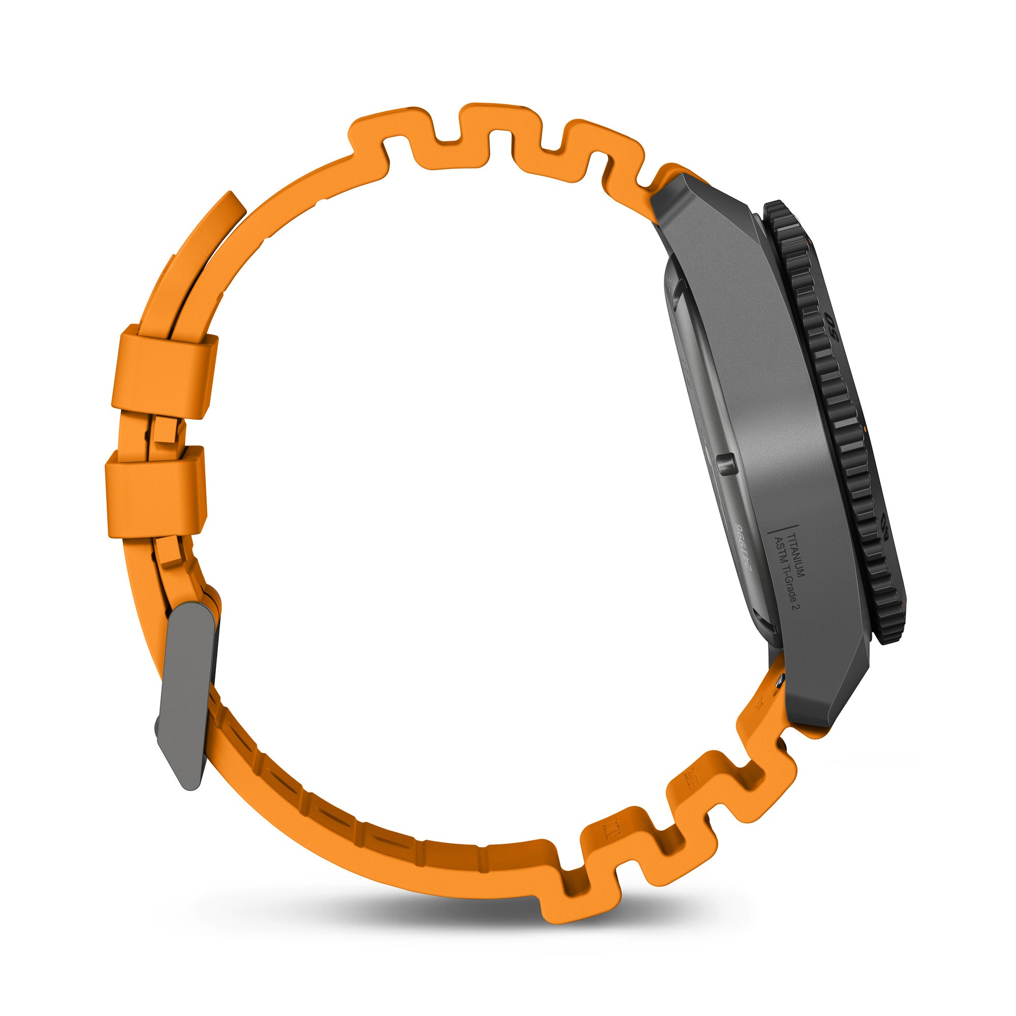 Victorinox Dive Pro Auto Watch - Grey/Black - Orange Rubber Strap