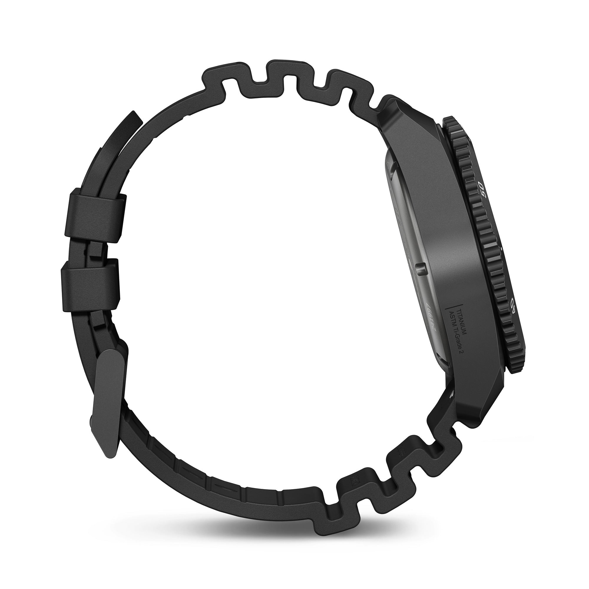 Victorinox Dive Pro Auto Watch - Black - Black Rubber Strap