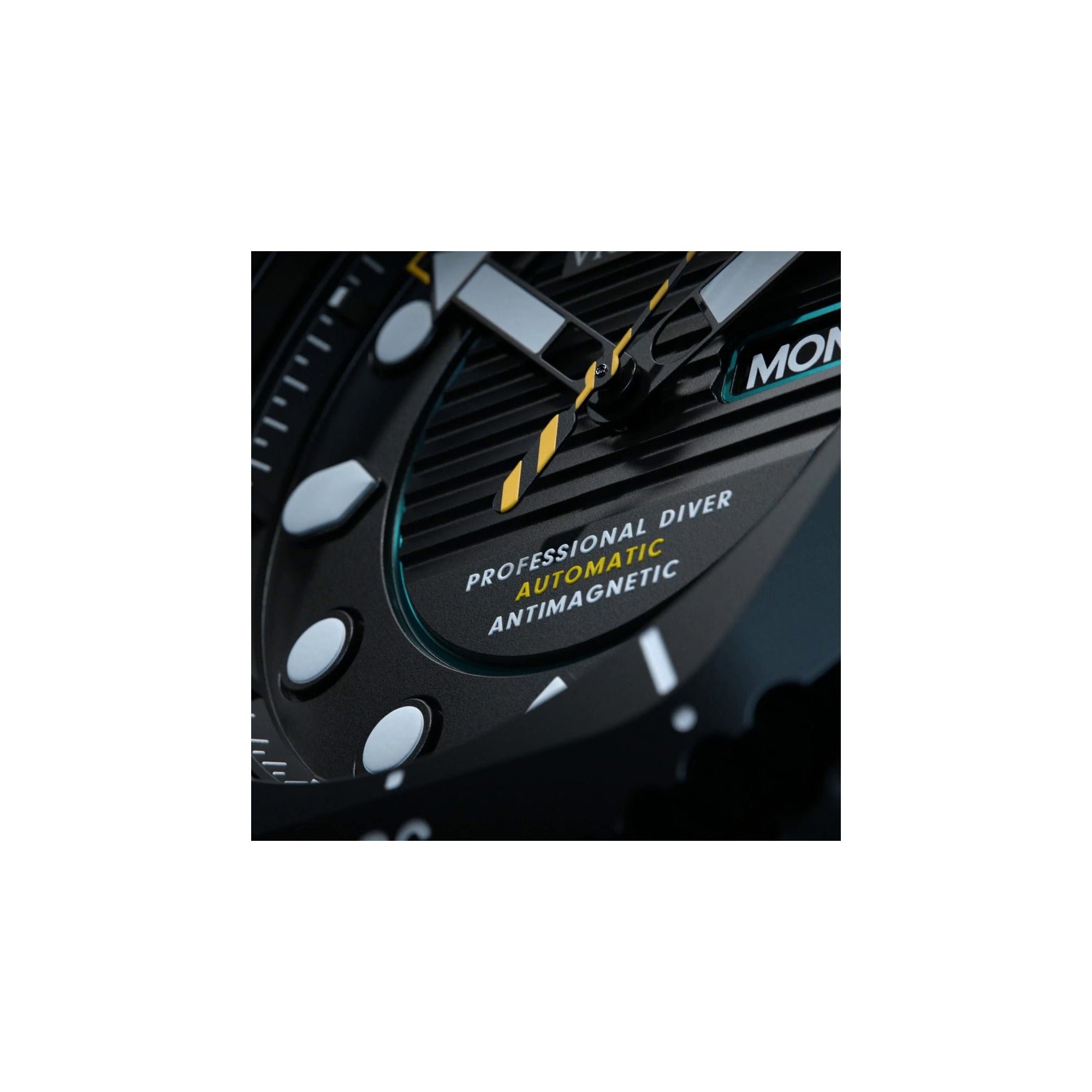 Victorinox Dive Pro Auto Watch - Black - Black Rubber Strap