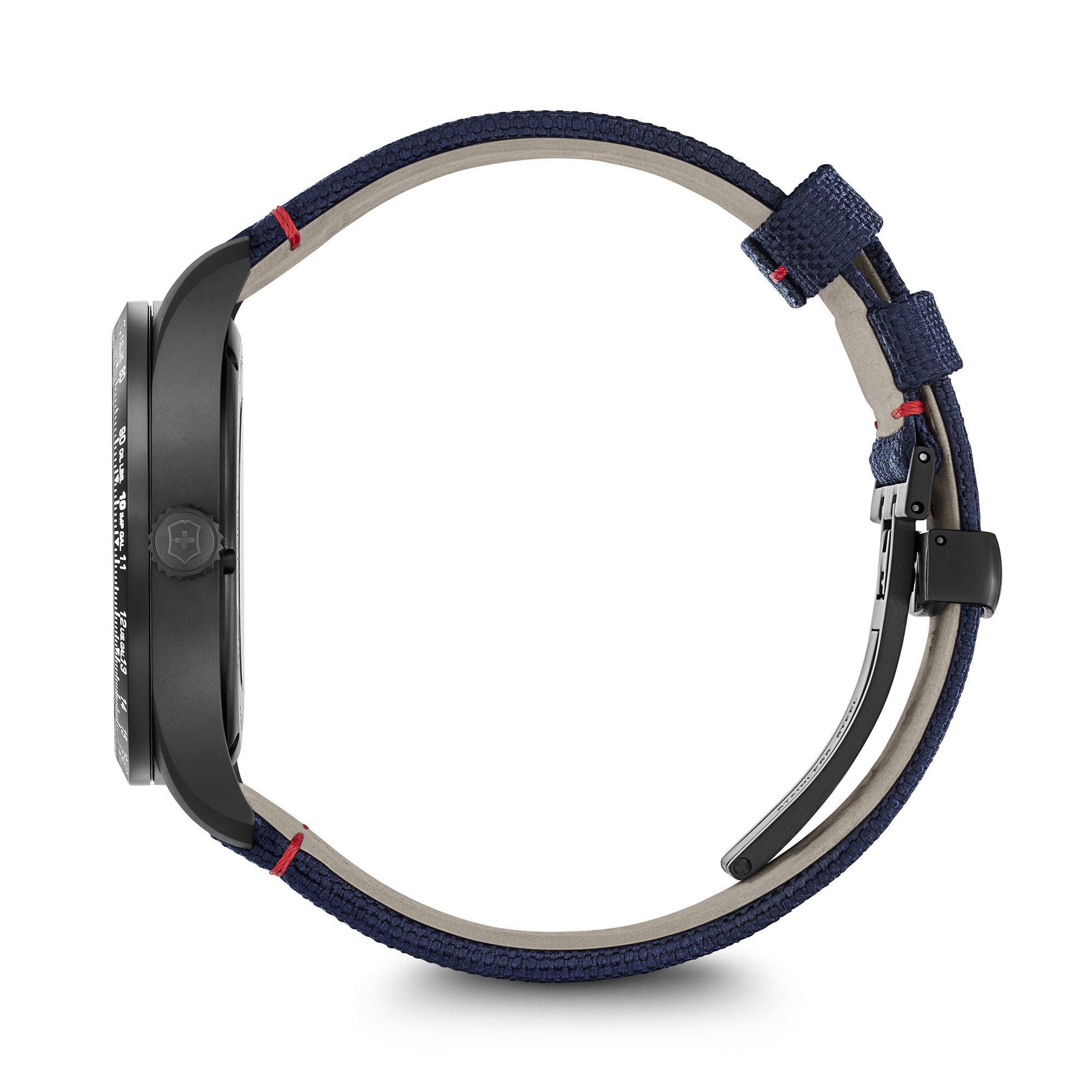 Victorinox Airboss Mechanical Watch - Blue - Blue Nylon Strap