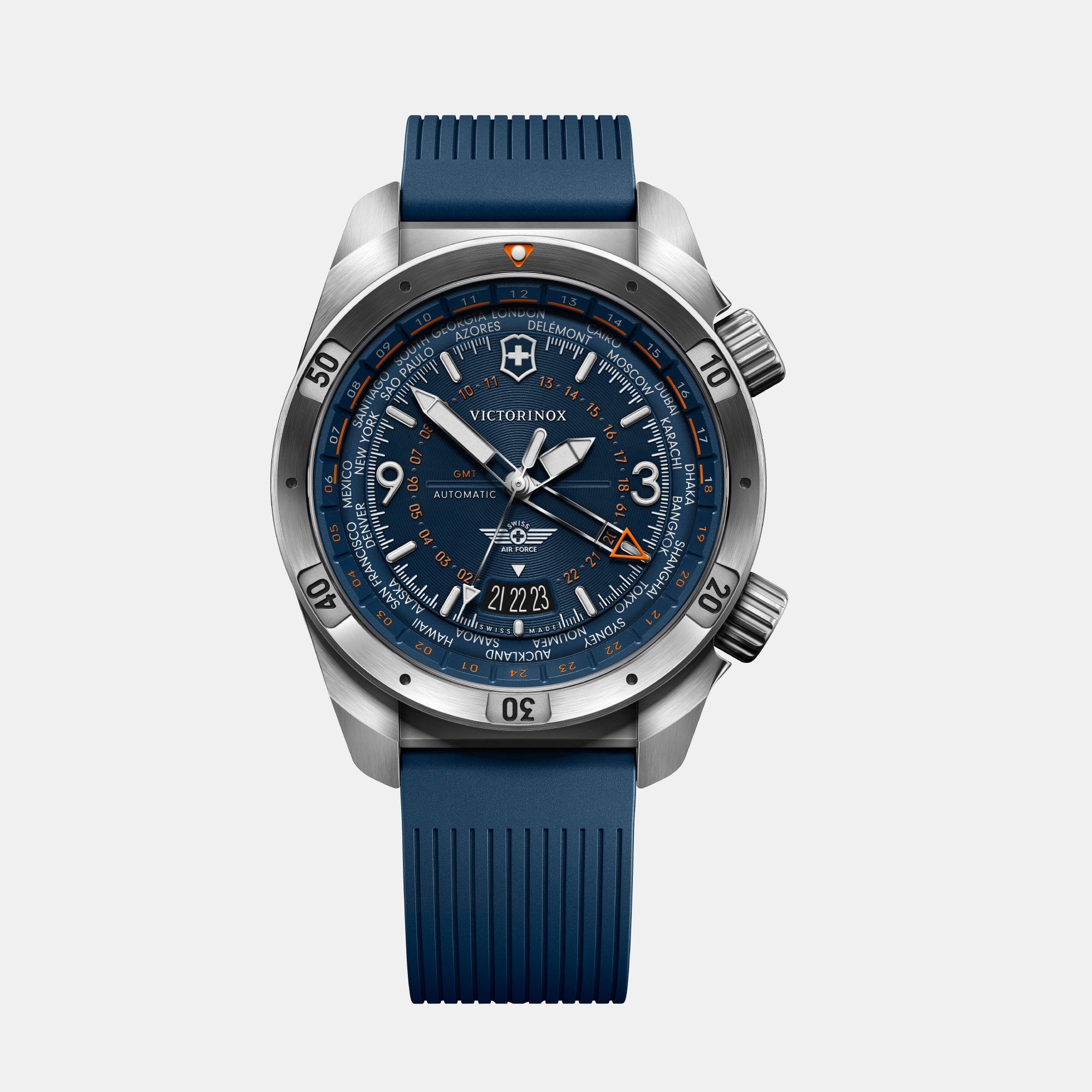 Victorinox Air Pro Automatic 43mm Blue Dial & Strap