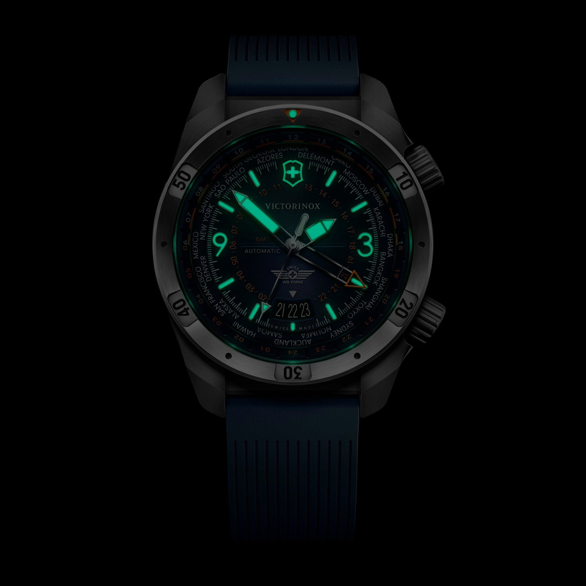 Victorinox Air Pro Automatic 43mm Blue Dial & Strap