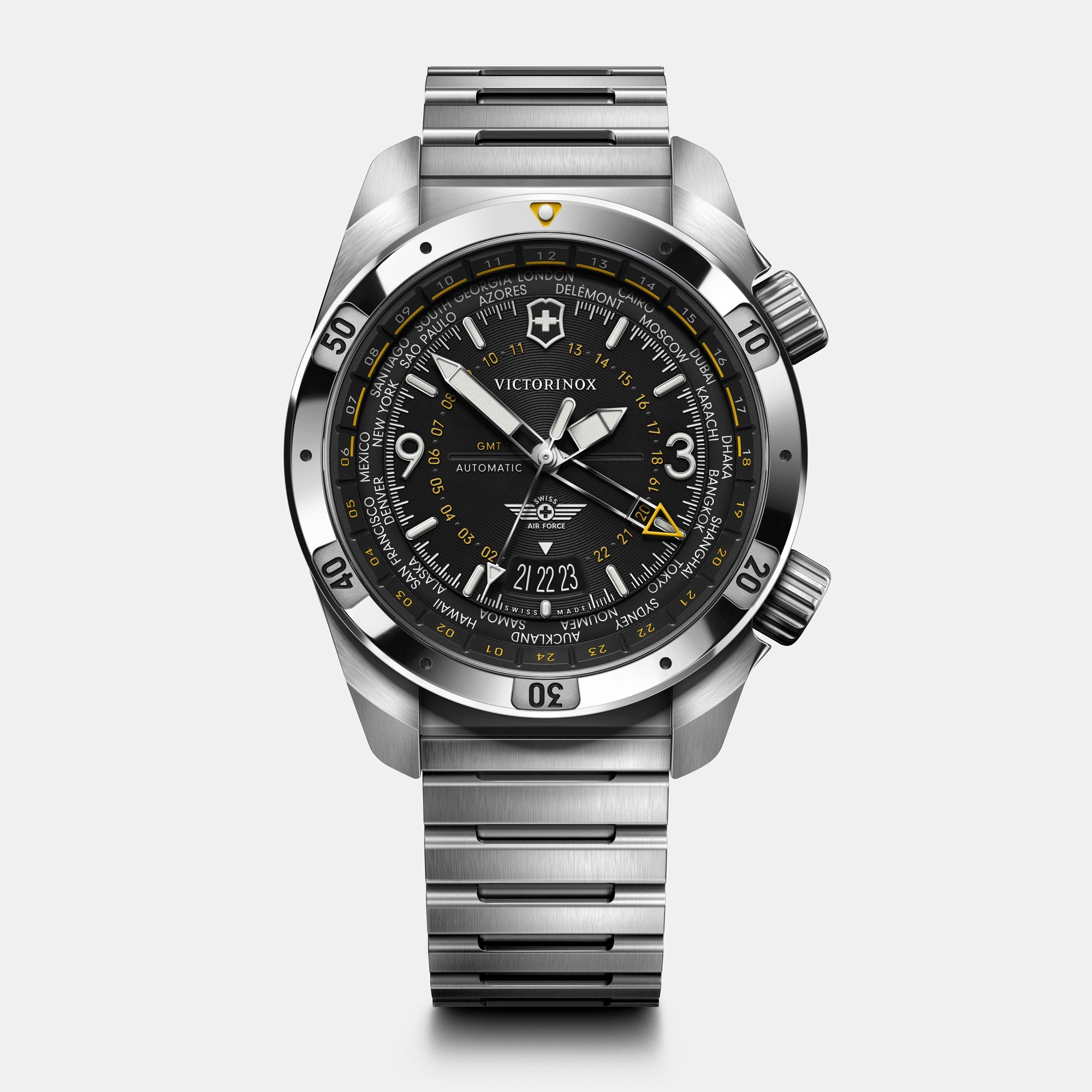 Victorinox Air Pro Automatic 43mm Black Dial Bracelet
