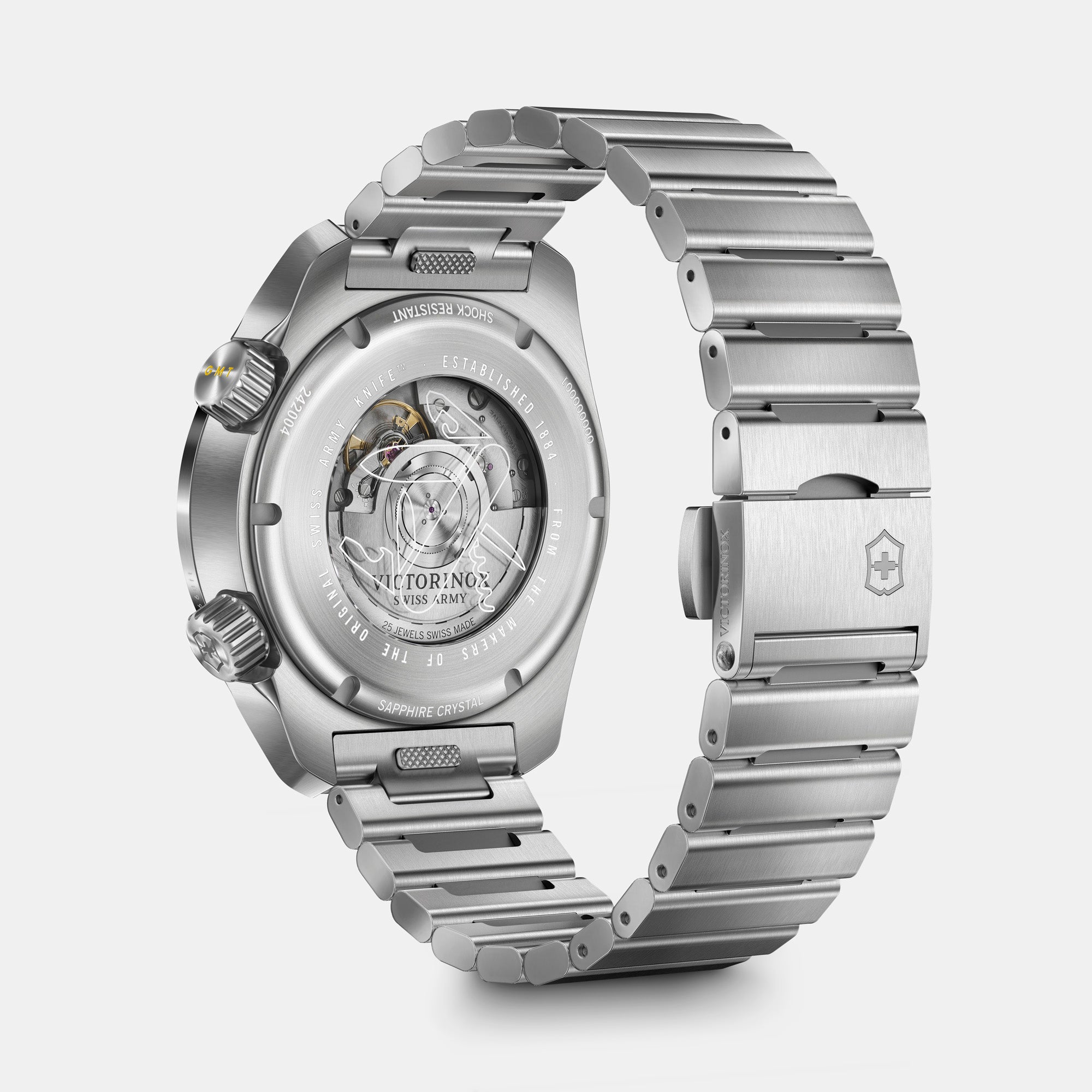 Victorinox Air Pro Automatic 43mm Black Dial Bracelet