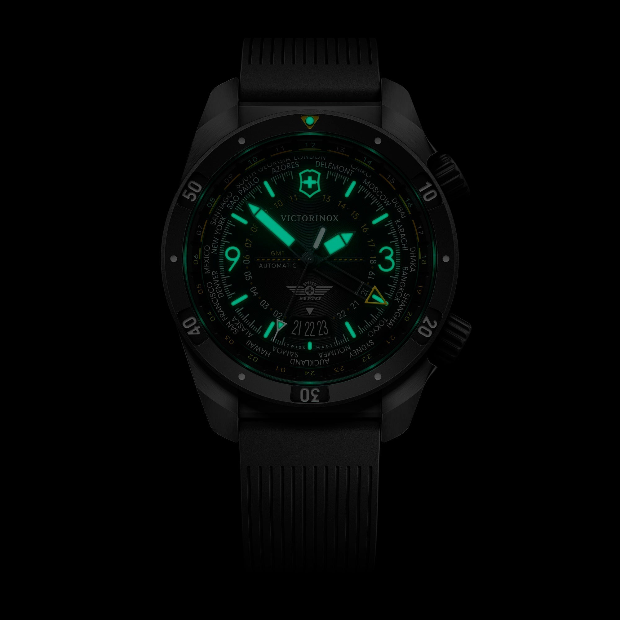 Victorinox Air Pro Automatic 43mm Black Dial & Strap