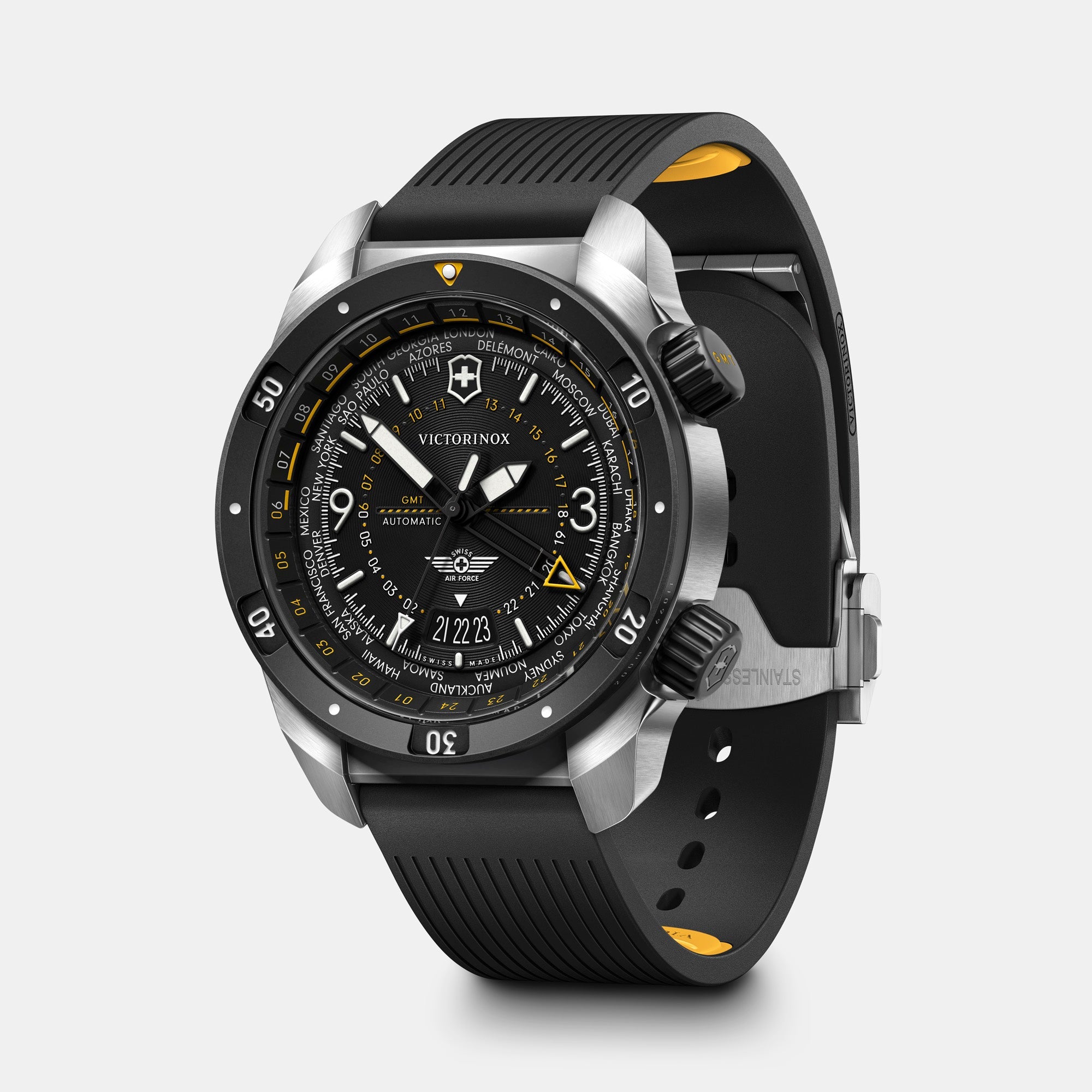 Victorinox Air Pro Automatic 43mm Black Dial & Strap