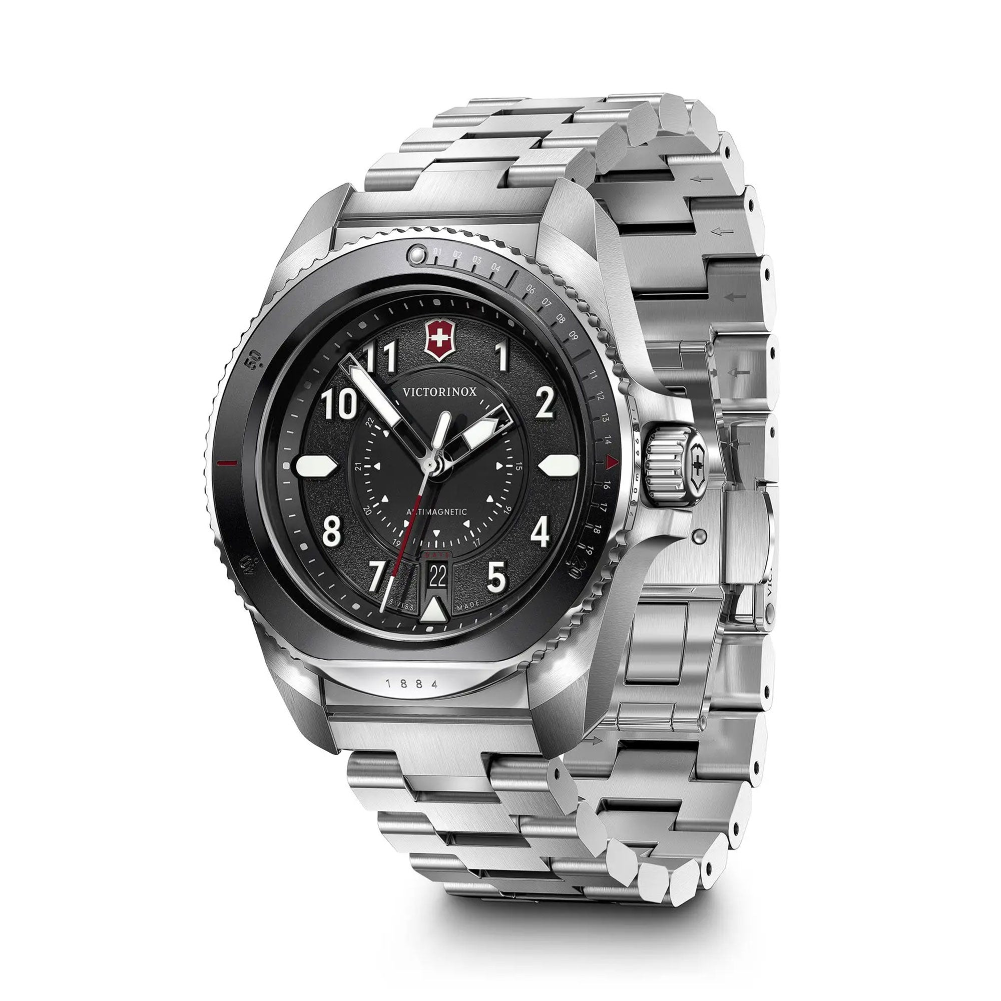 Victorinox Journey 1884 Watch - Black - Bracelet
