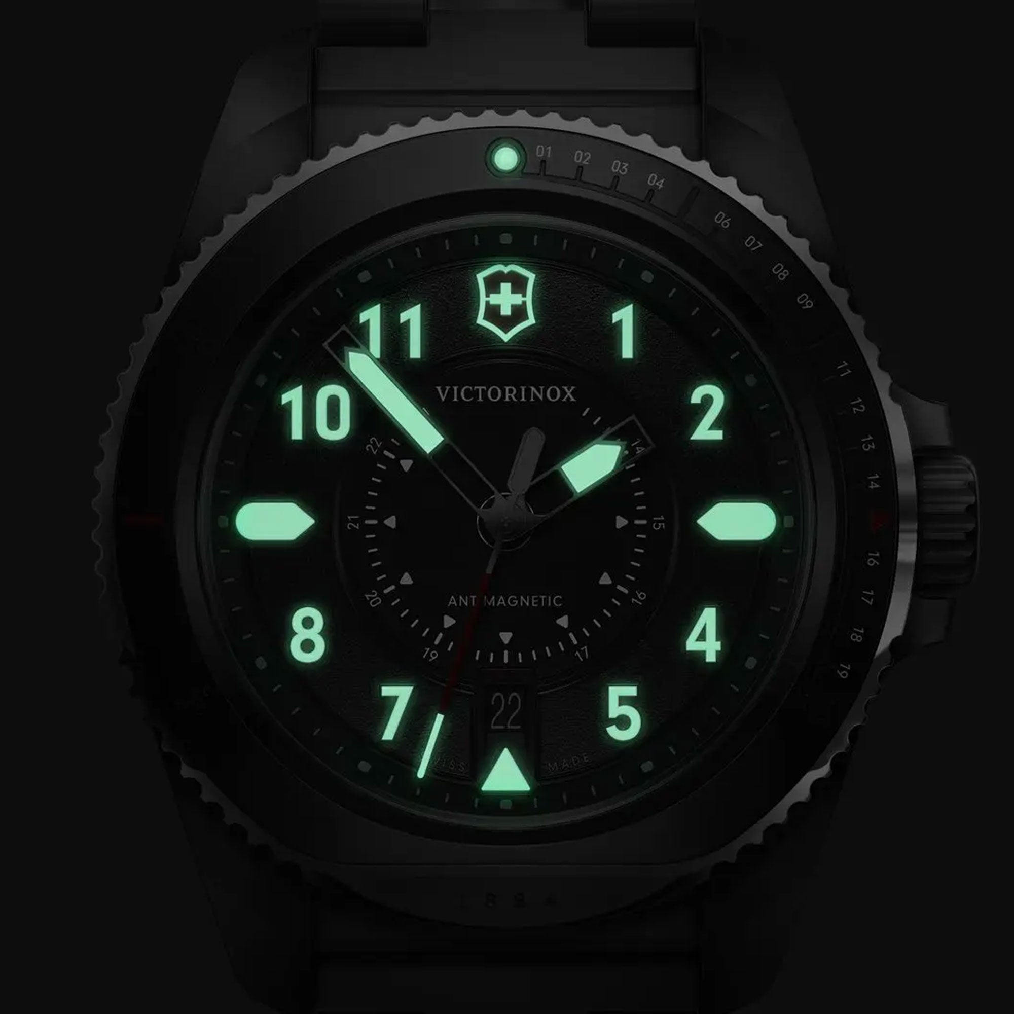 Victorinox Journey 1884 Watch - Black - Bracelet