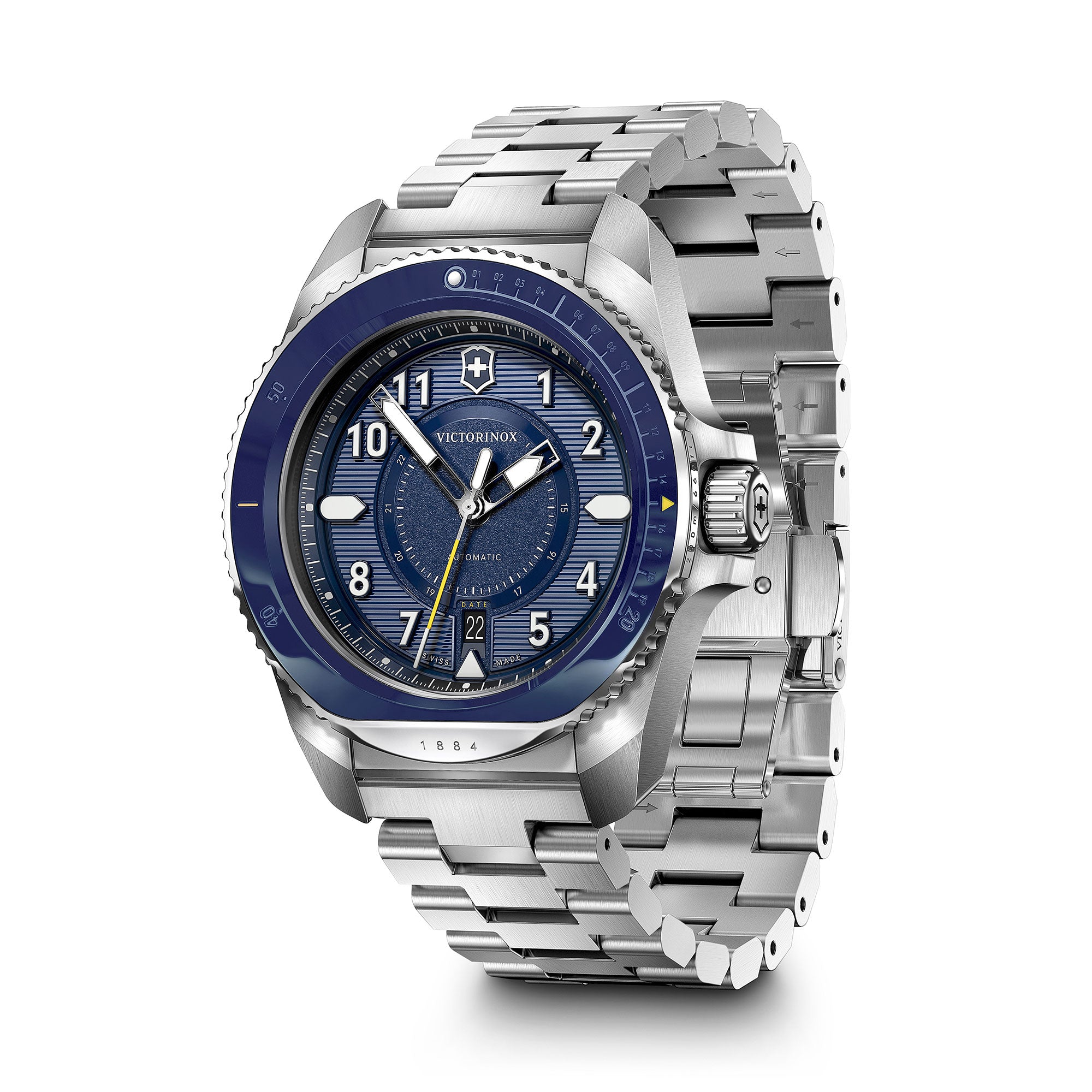 Victorinox Journey 1884 Auto Watch - Blue - Bracelet