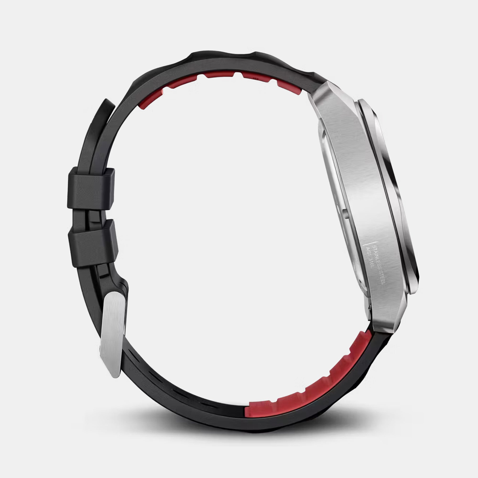 Victorinox I.N.O.X. 41mm Black Rubber Strap - Black Dial