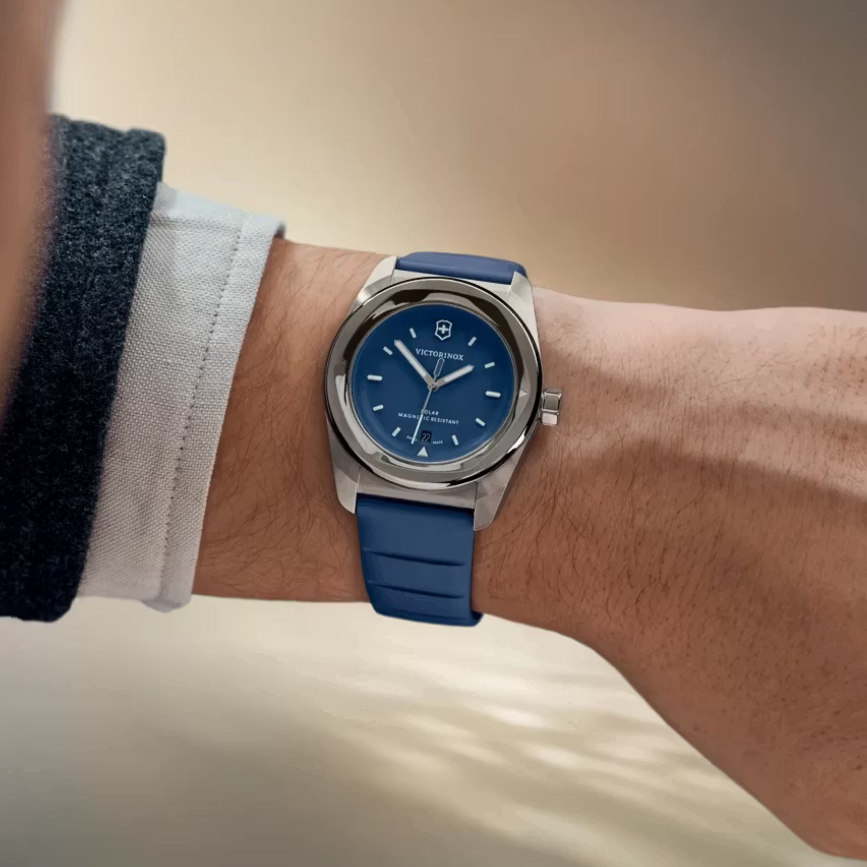 Victorinox Concept One Solar Blue Dial on Rubber Strap